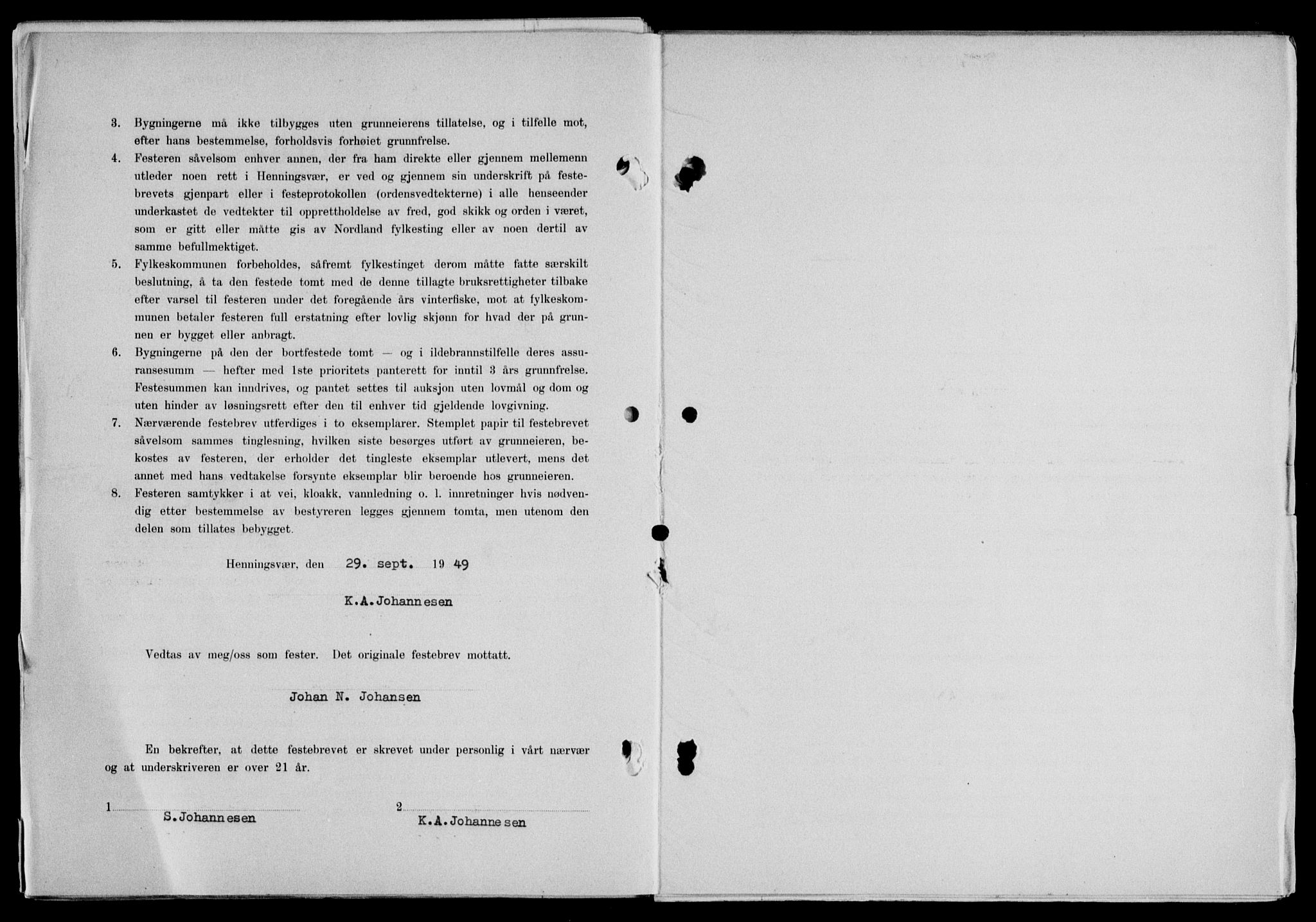 Lofoten sorenskriveri, SAT/A-0017/1/2/2C/L0022a: Mortgage book no. 22a, 1949-1950, Diary no: : 2481/1949