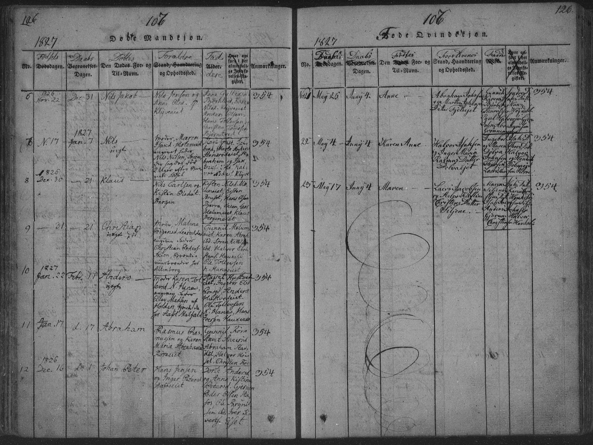 Solum kirkebøker, SAKO/A-306/F/Fa/L0004: Parish register (official) no. I 4, 1814-1833, p. 126