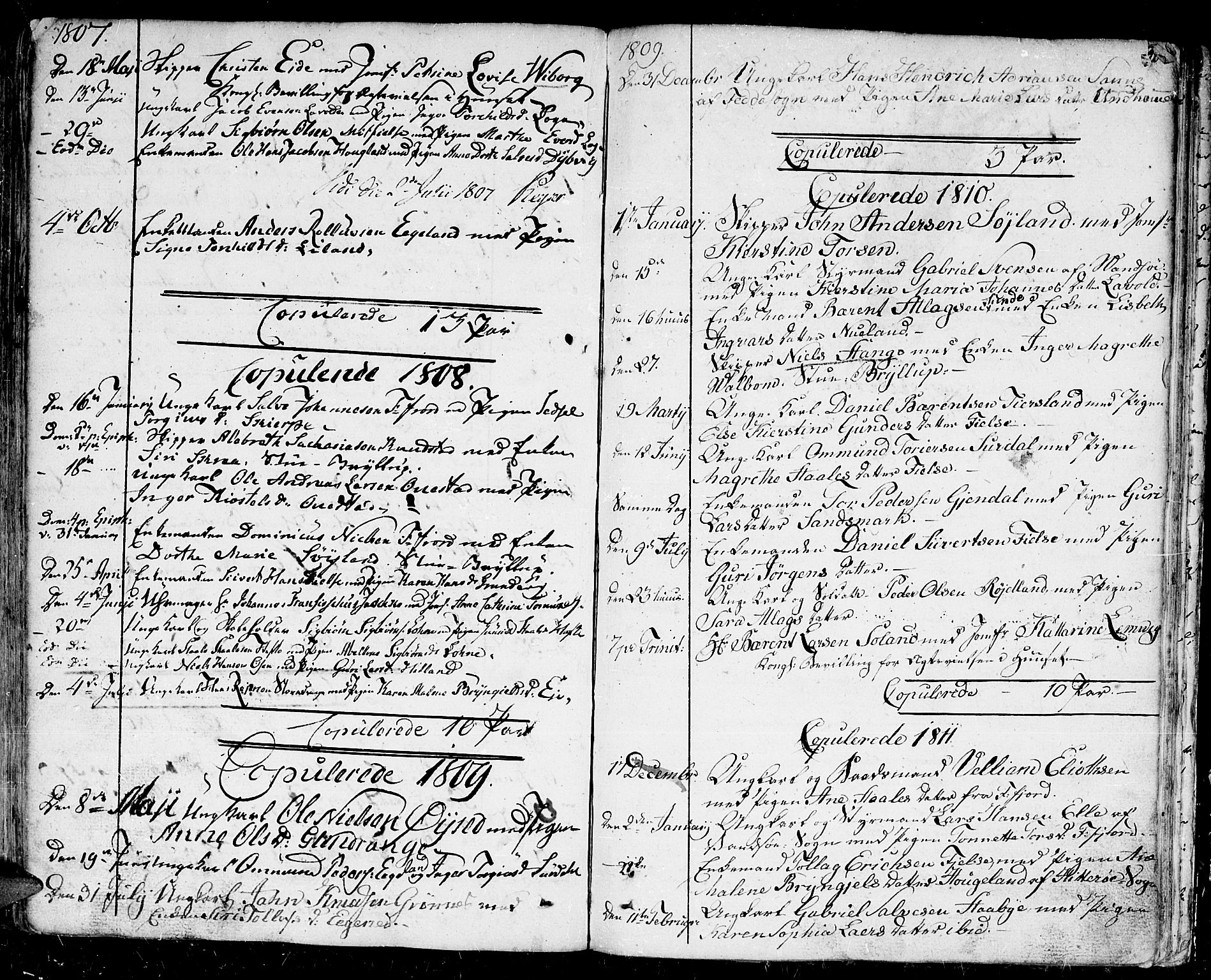 Flekkefjord sokneprestkontor, SAK/1111-0012/F/Fb/Fbc/L0002: Parish register (copy) no. B 2, 1801-1816, p. 90