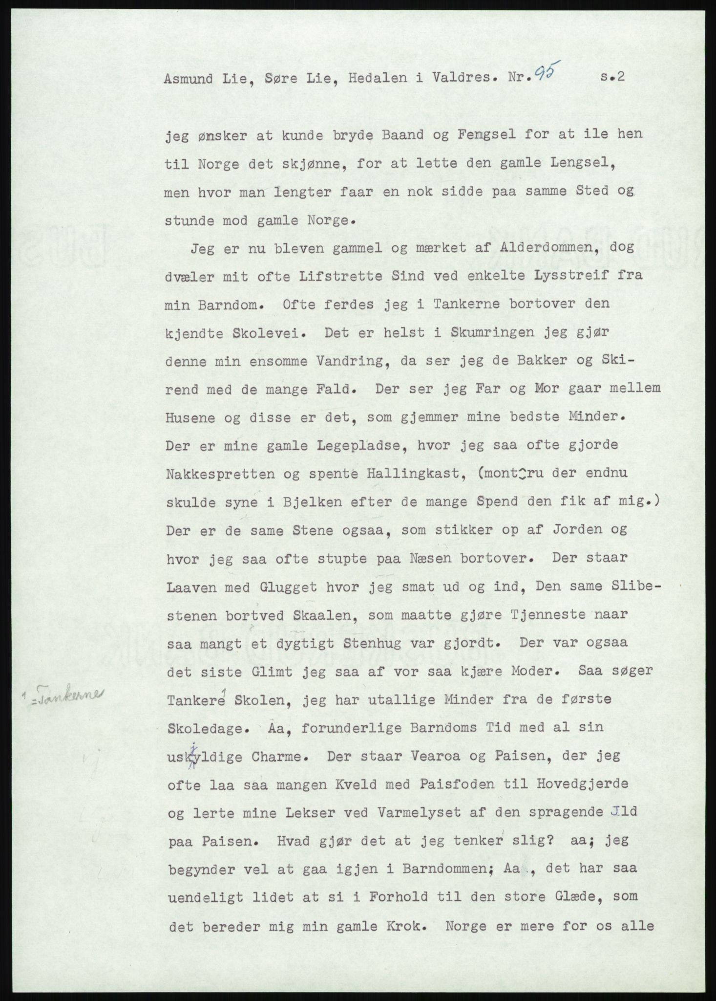 Samlinger til kildeutgivelse, Amerikabrevene, RA/EA-4057/F/L0013: Innlån fra Oppland: Lie (brevnr 79-115) - Nordrum, 1838-1914, p. 219