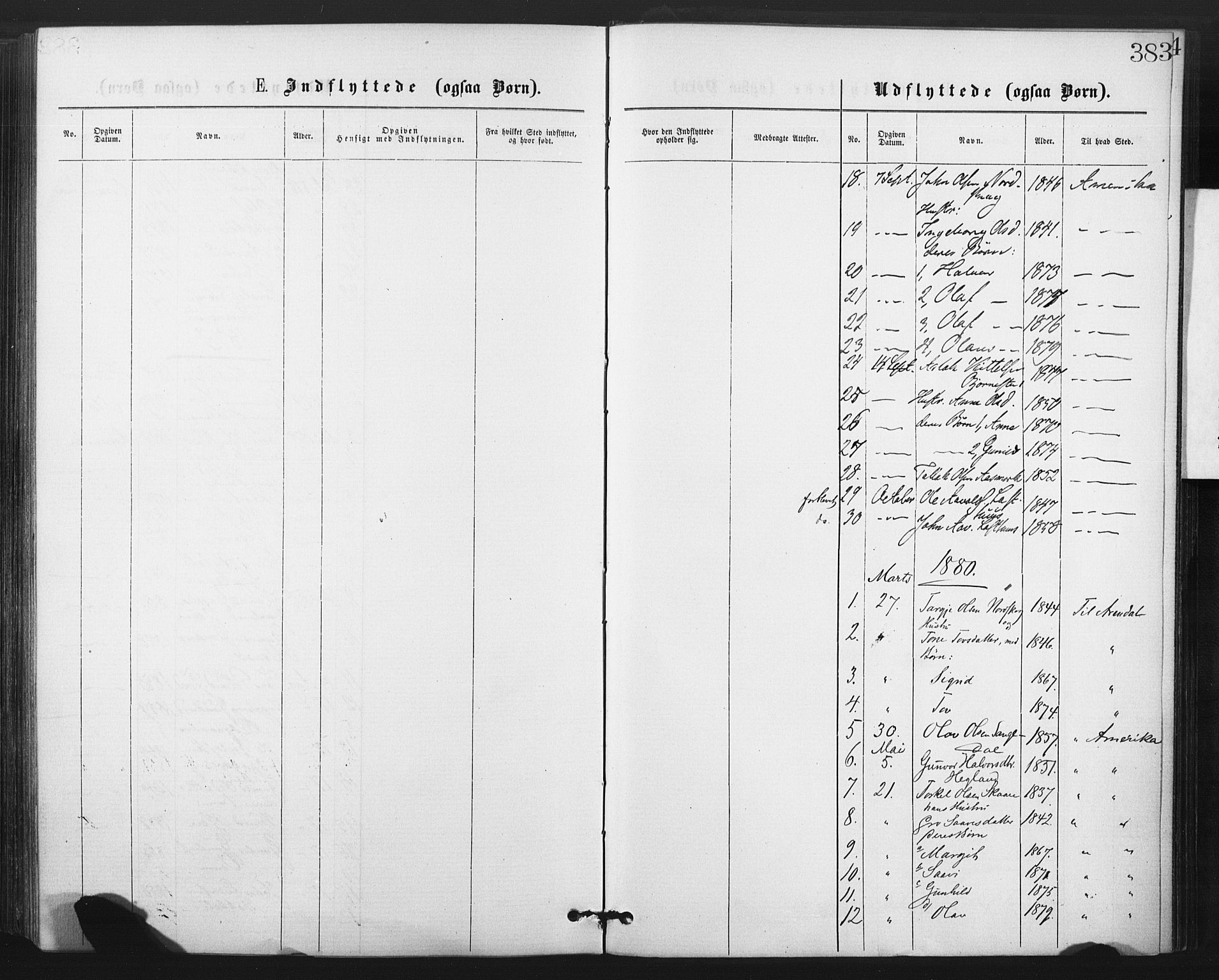 Fyresdal kirkebøker, SAKO/A-263/F/Fa/L0006: Parish register (official) no. I 6, 1872-1886, p. 383