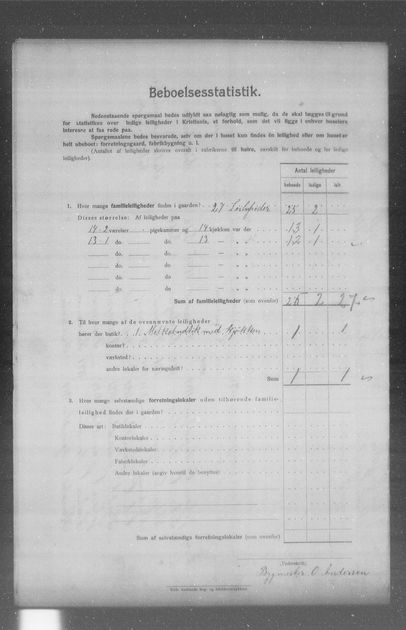 OBA, Municipal Census 1904 for Kristiania, 1904, p. 4757