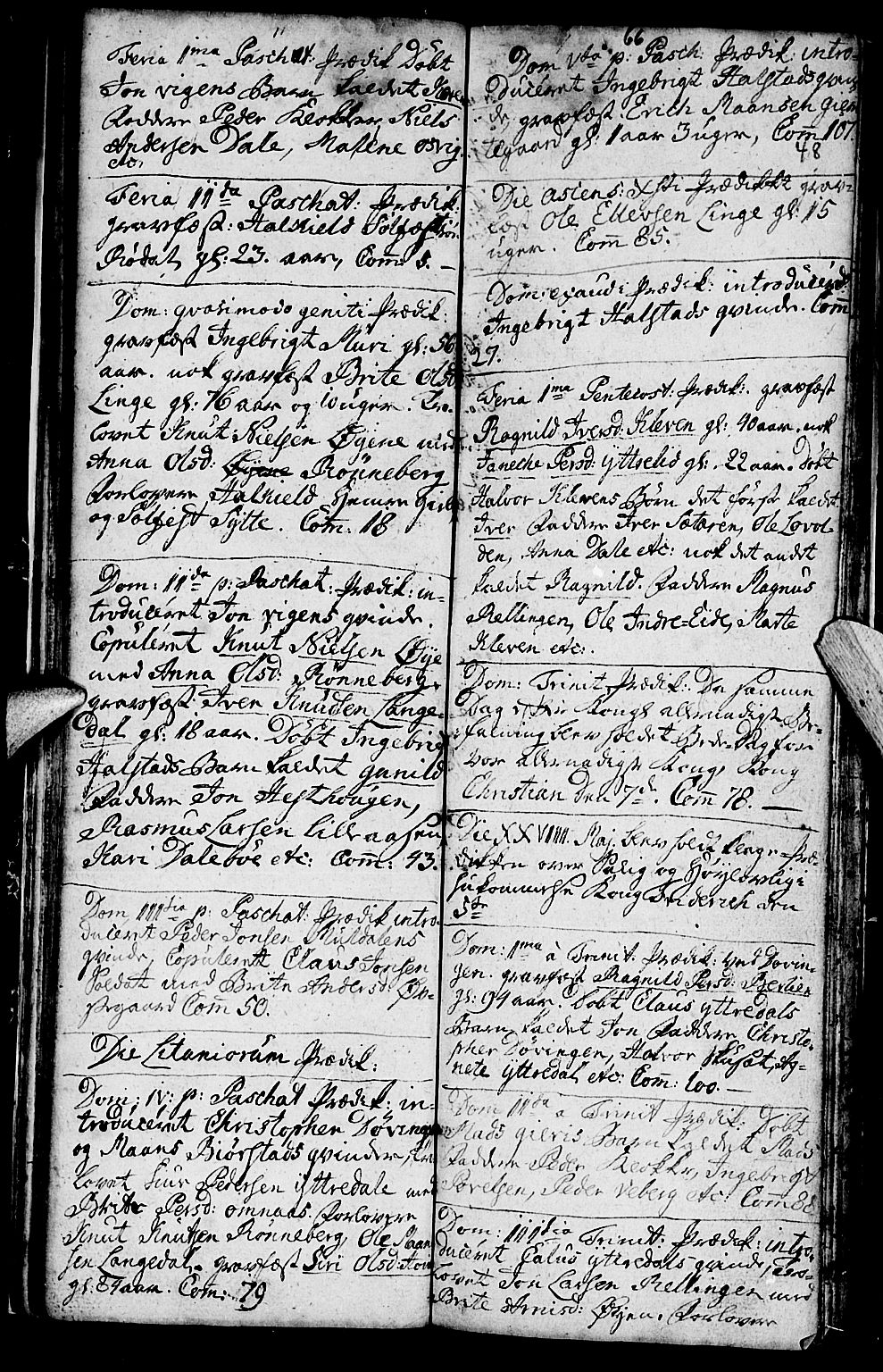 Ministerialprotokoller, klokkerbøker og fødselsregistre - Møre og Romsdal, SAT/A-1454/519/L0243: Parish register (official) no. 519A02, 1760-1770, p. 47-48