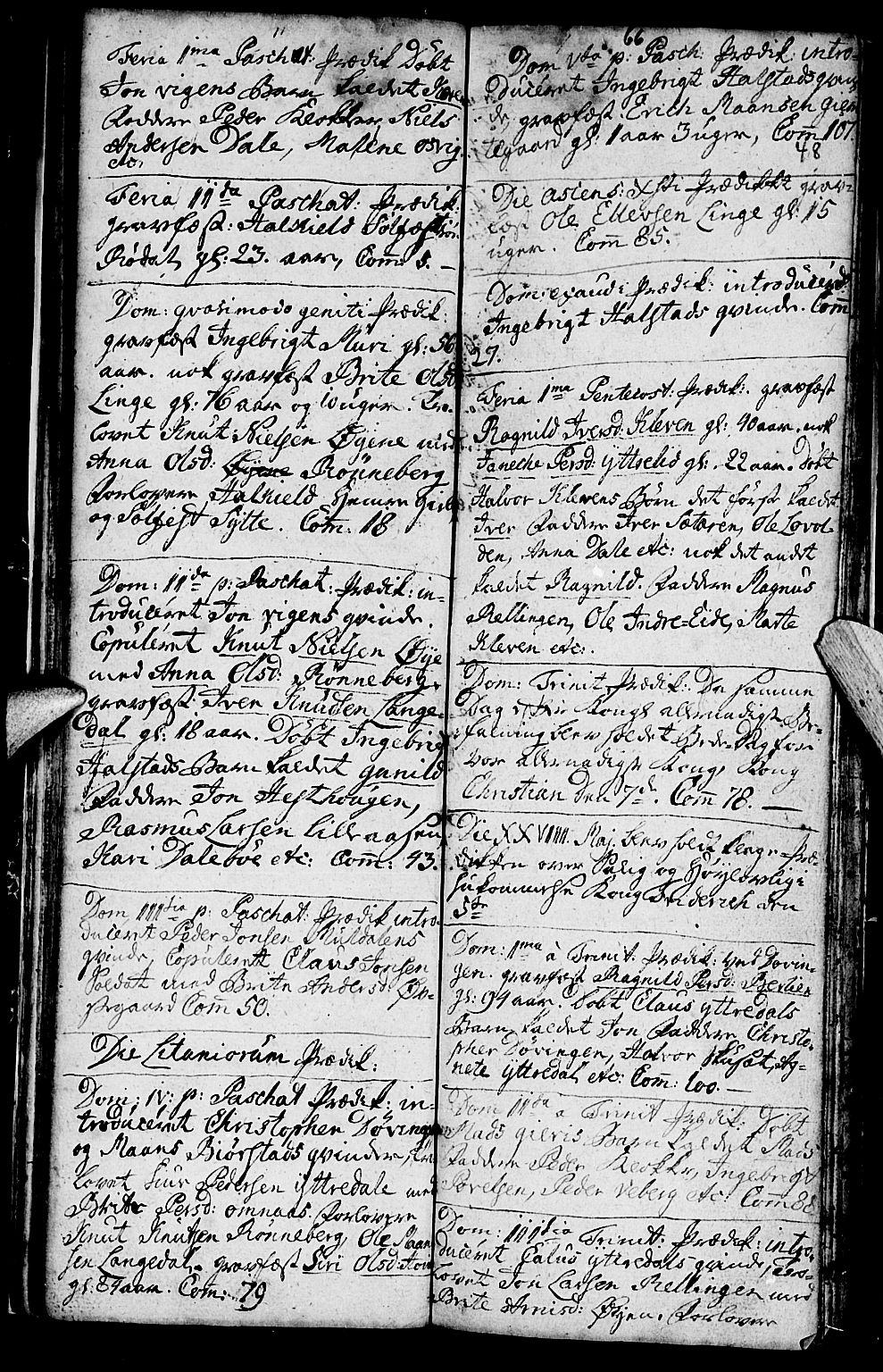 Ministerialprotokoller, klokkerbøker og fødselsregistre - Møre og Romsdal, AV/SAT-A-1454/519/L0243: Parish register (official) no. 519A02, 1760-1770, p. 47-48