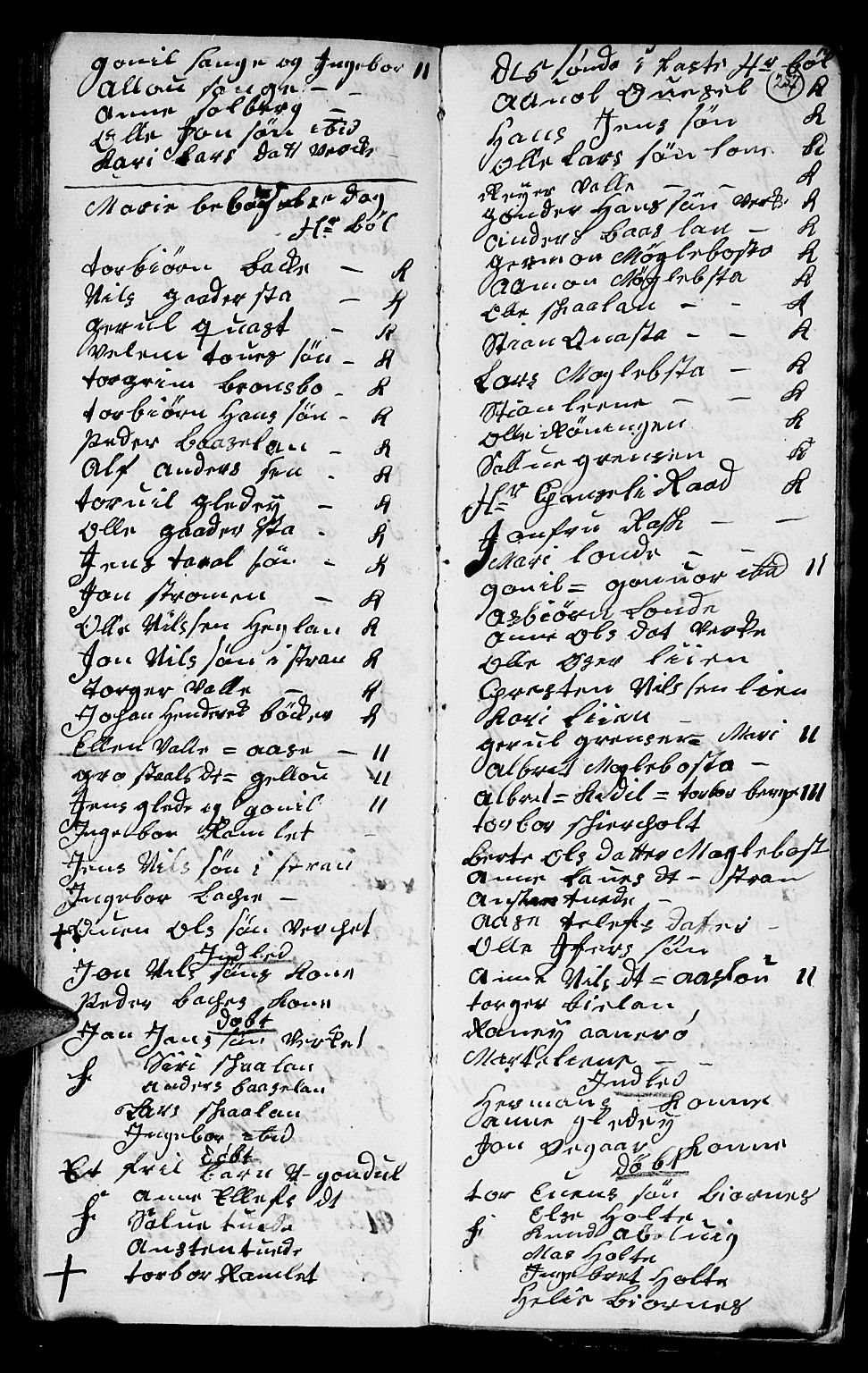 Holt sokneprestkontor, AV/SAK-1111-0021/F/Fb/L0004: Parish register (copy) no. B 4, 1730-1746, p. 257