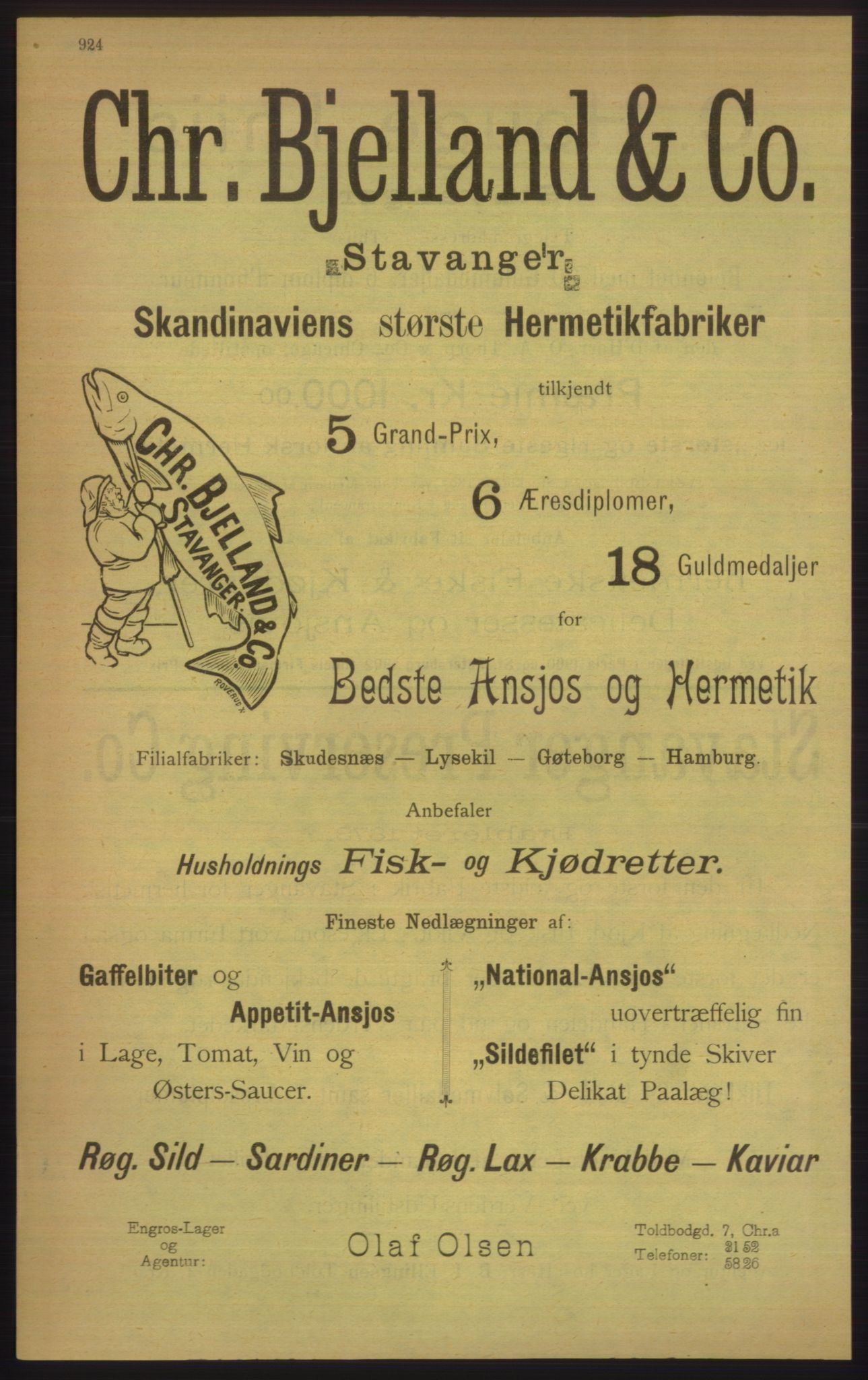 Kristiania/Oslo adressebok, PUBL/-, 1906, p. 924