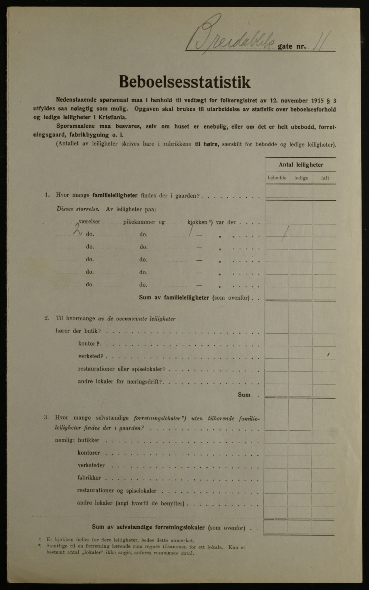 OBA, Municipal Census 1923 for Kristiania, 1923, p. 9239