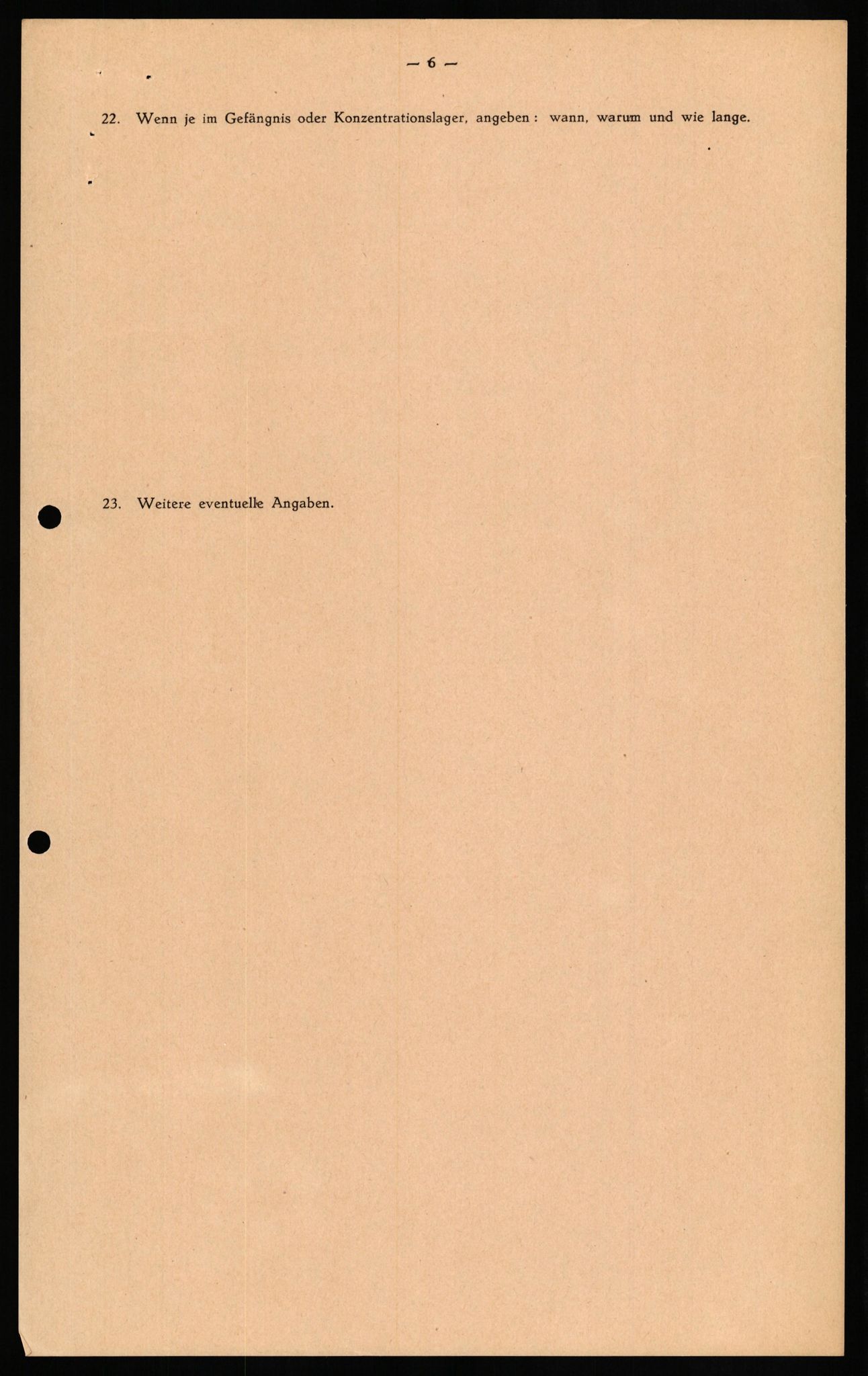 Forsvaret, Forsvarets overkommando II, RA/RAFA-3915/D/Db/L0022: CI Questionaires. Tyske okkupasjonsstyrker i Norge. Tyskere., 1945-1946, p. 152