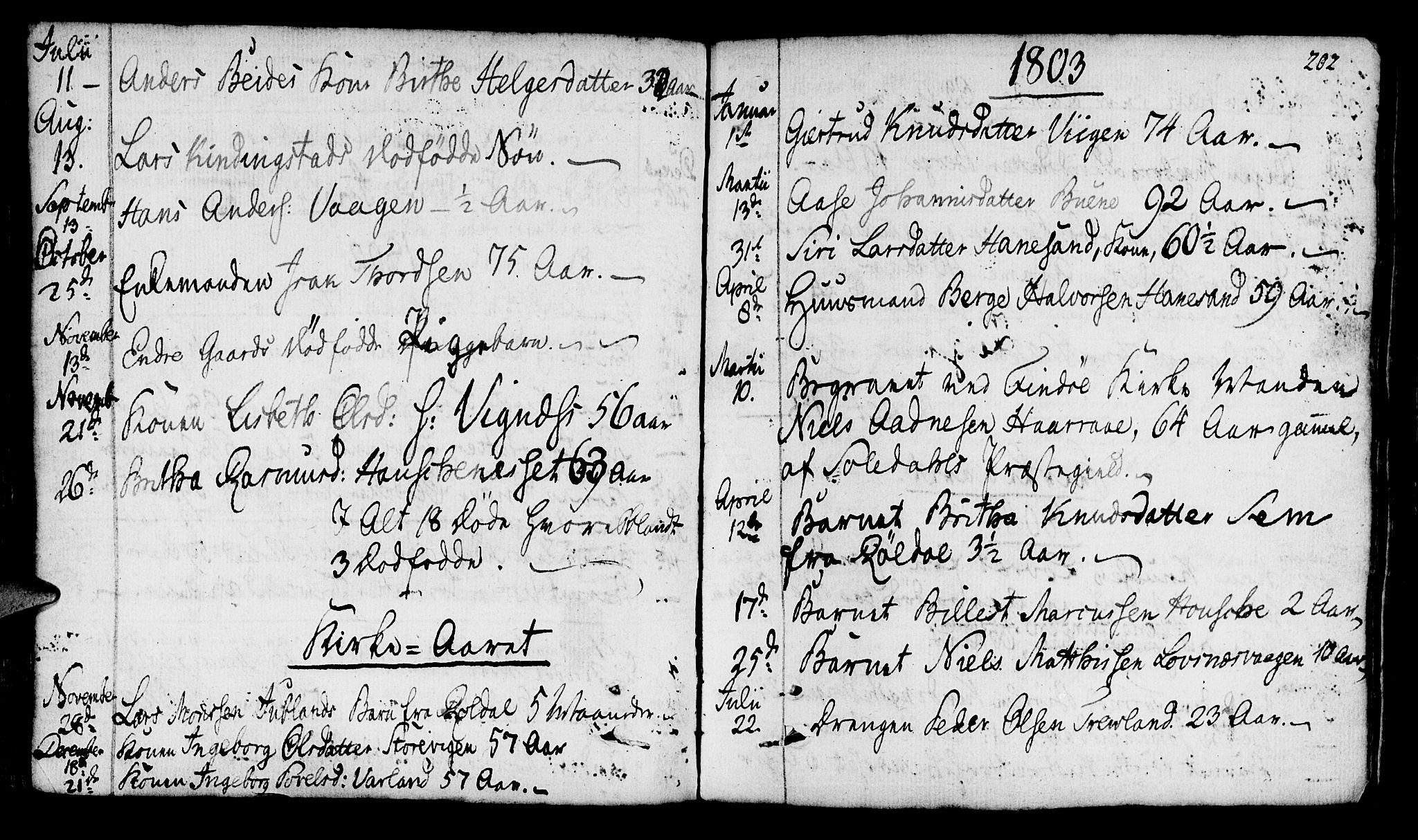 Finnøy sokneprestkontor, SAST/A-101825/H/Ha/Haa/L0005: Parish register (official) no. A 5, 1773-1816, p. 202