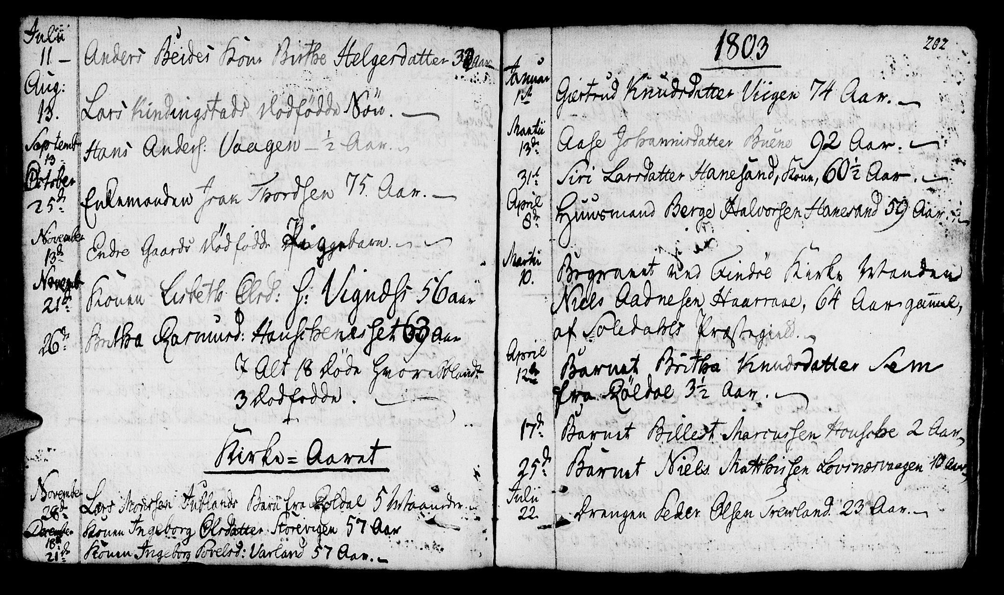 Finnøy sokneprestkontor, AV/SAST-A-101825/H/Ha/Haa/L0005: Parish register (official) no. A 5, 1773-1816, p. 202