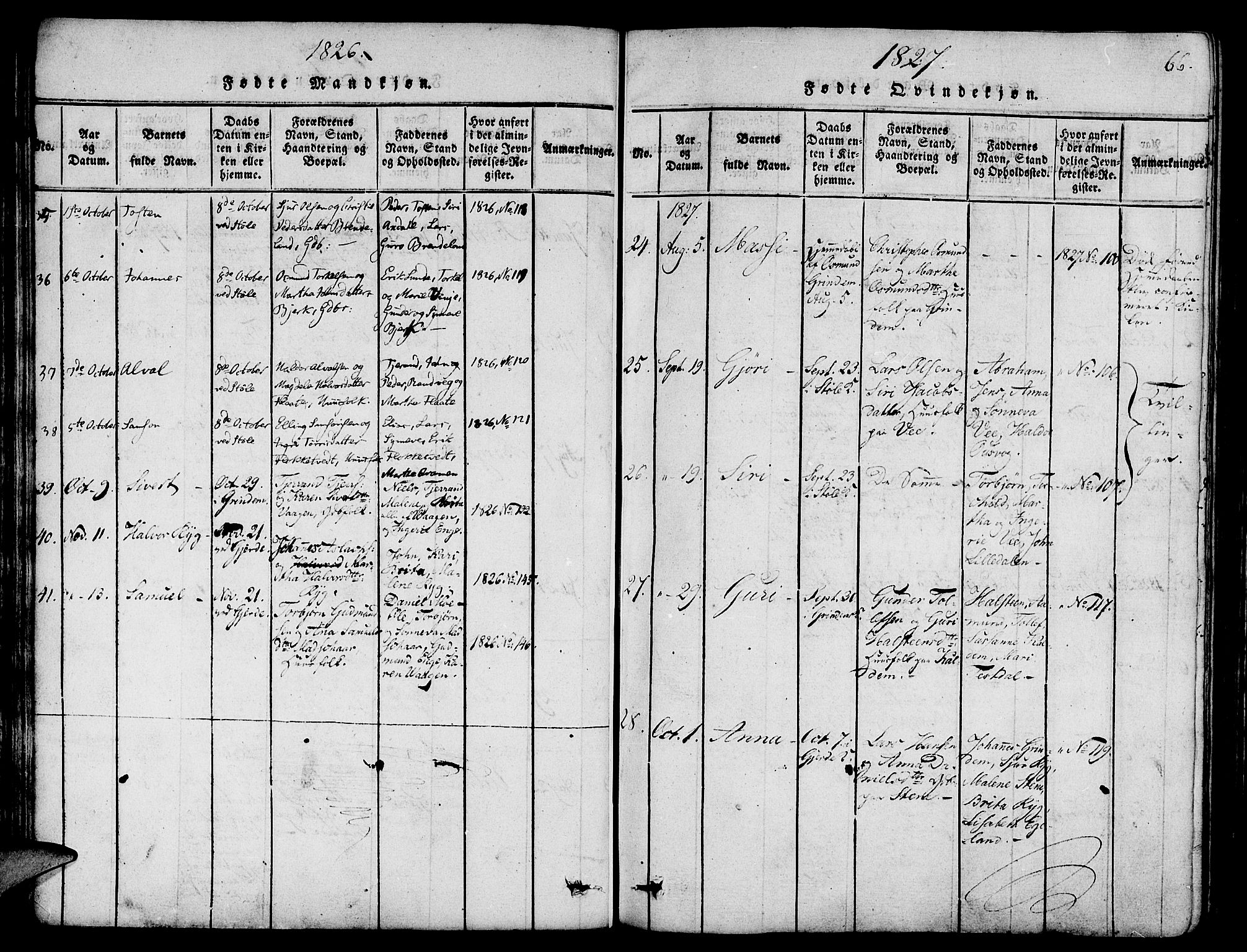 Etne sokneprestembete, SAB/A-75001/H/Haa: Parish register (official) no. A 6, 1815-1831, p. 66