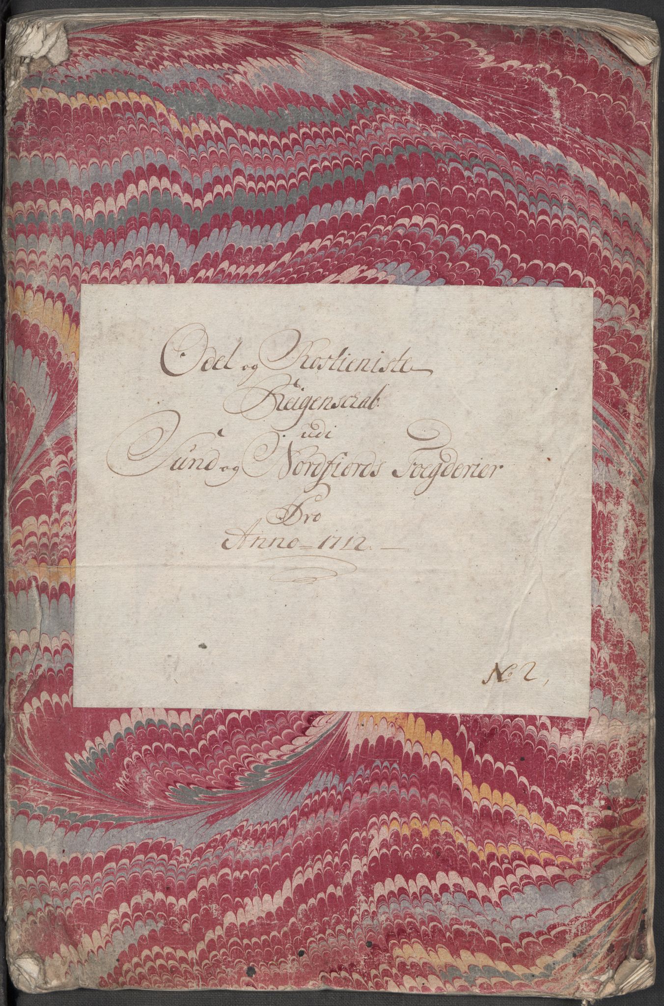 Rentekammeret inntil 1814, Reviderte regnskaper, Fogderegnskap, RA/EA-4092/R53/L3436: Fogderegnskap Sunn- og Nordfjord, 1712, p. 2