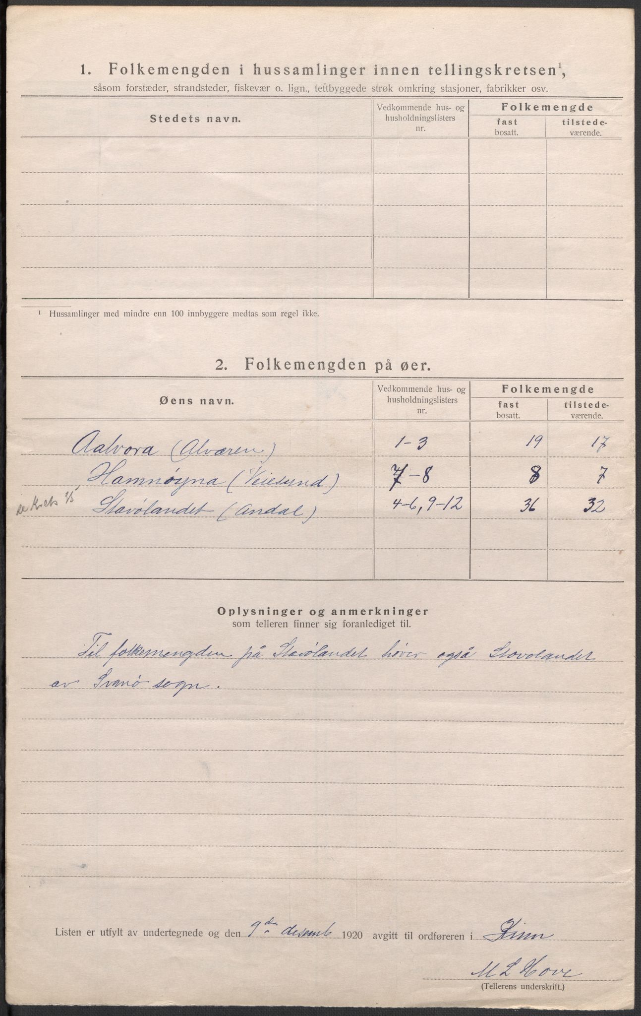 SAB, 1920 census for Kinn, 1920, p. 31