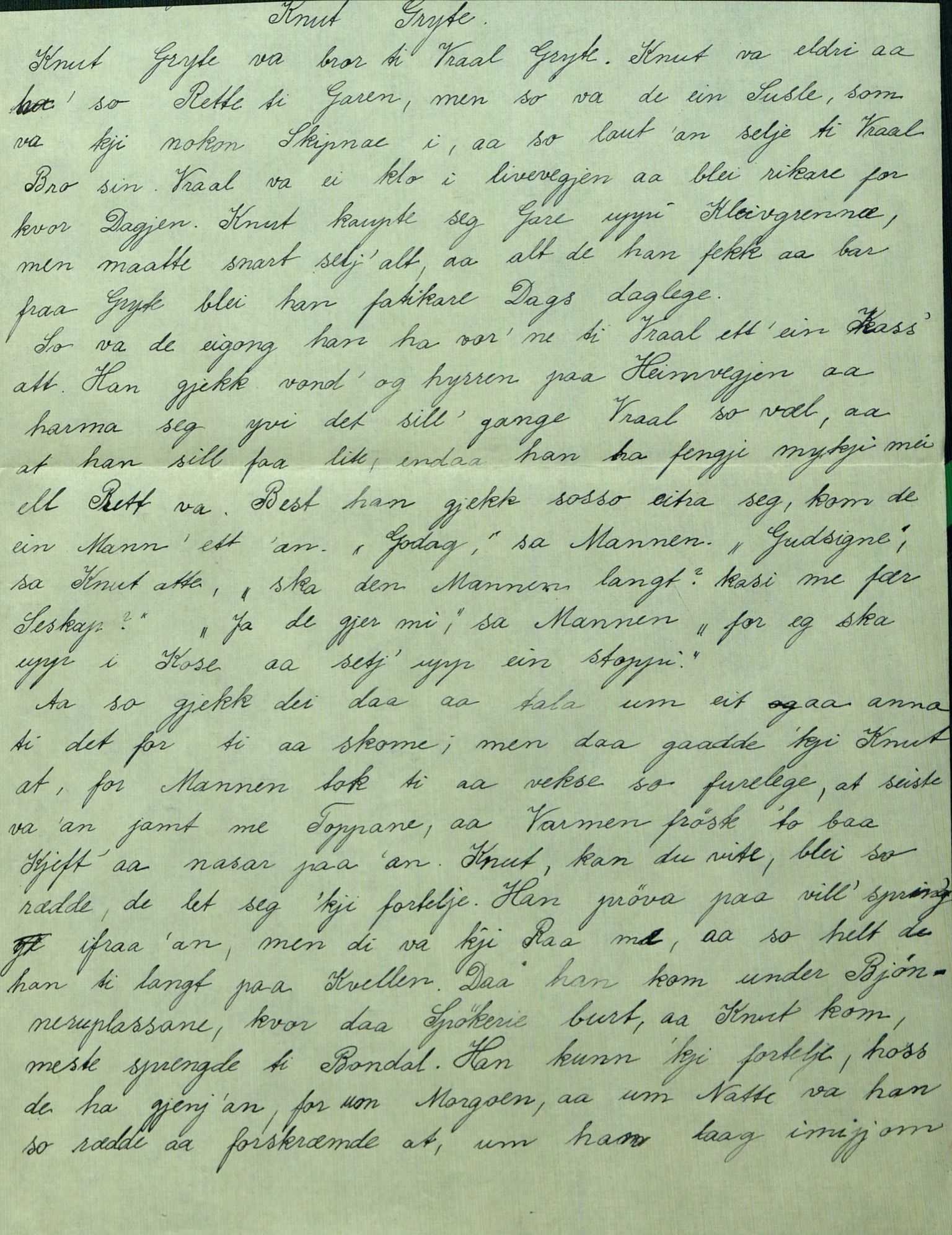 Rikard Berge, TEMU/TGM-A-1003/F/L0007/0040: 251-299 / 290 Avskrift av oppskrifter etter John og Haavor Lie. 1874. Etter bestemor. R. Berge, 1921