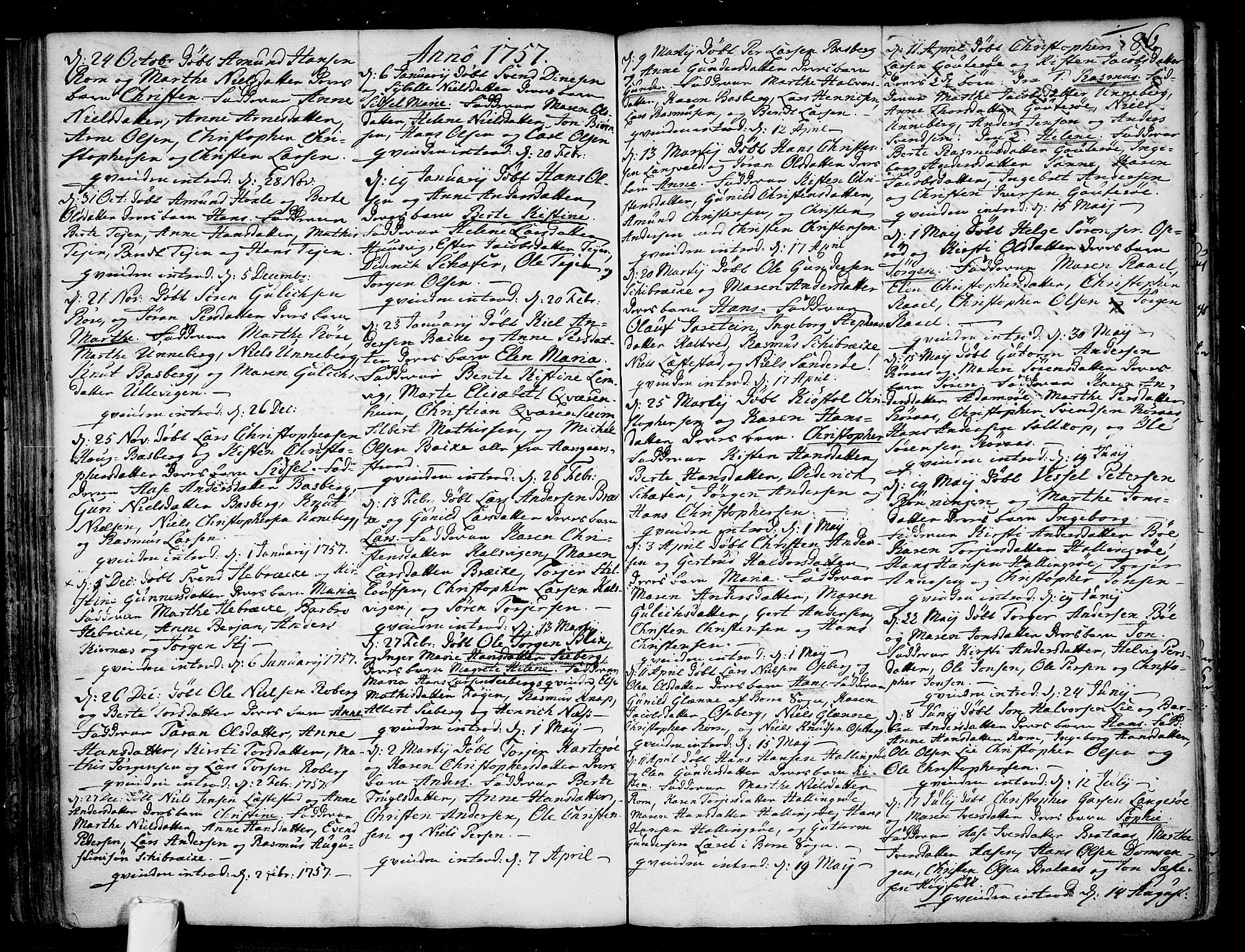 Sem kirkebøker, SAKO/A-5/F/Fb/L0001: Parish register (official) no. II 1, 1702-1764, p. 86