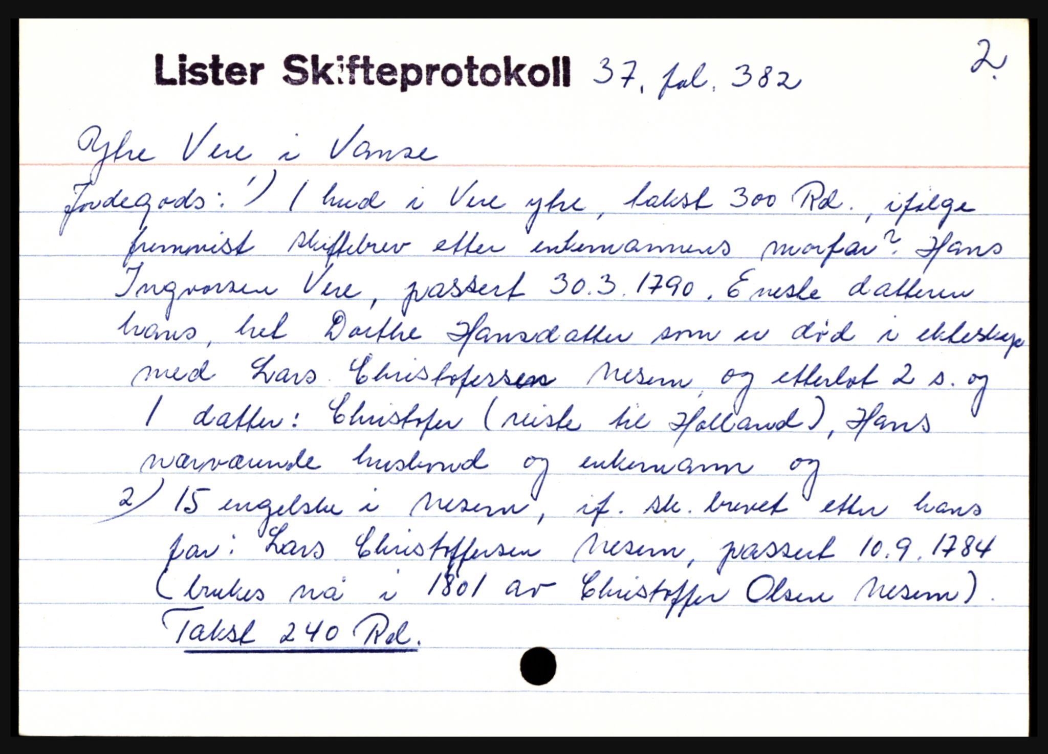 Lister sorenskriveri, AV/SAK-1221-0003/H, p. 42219