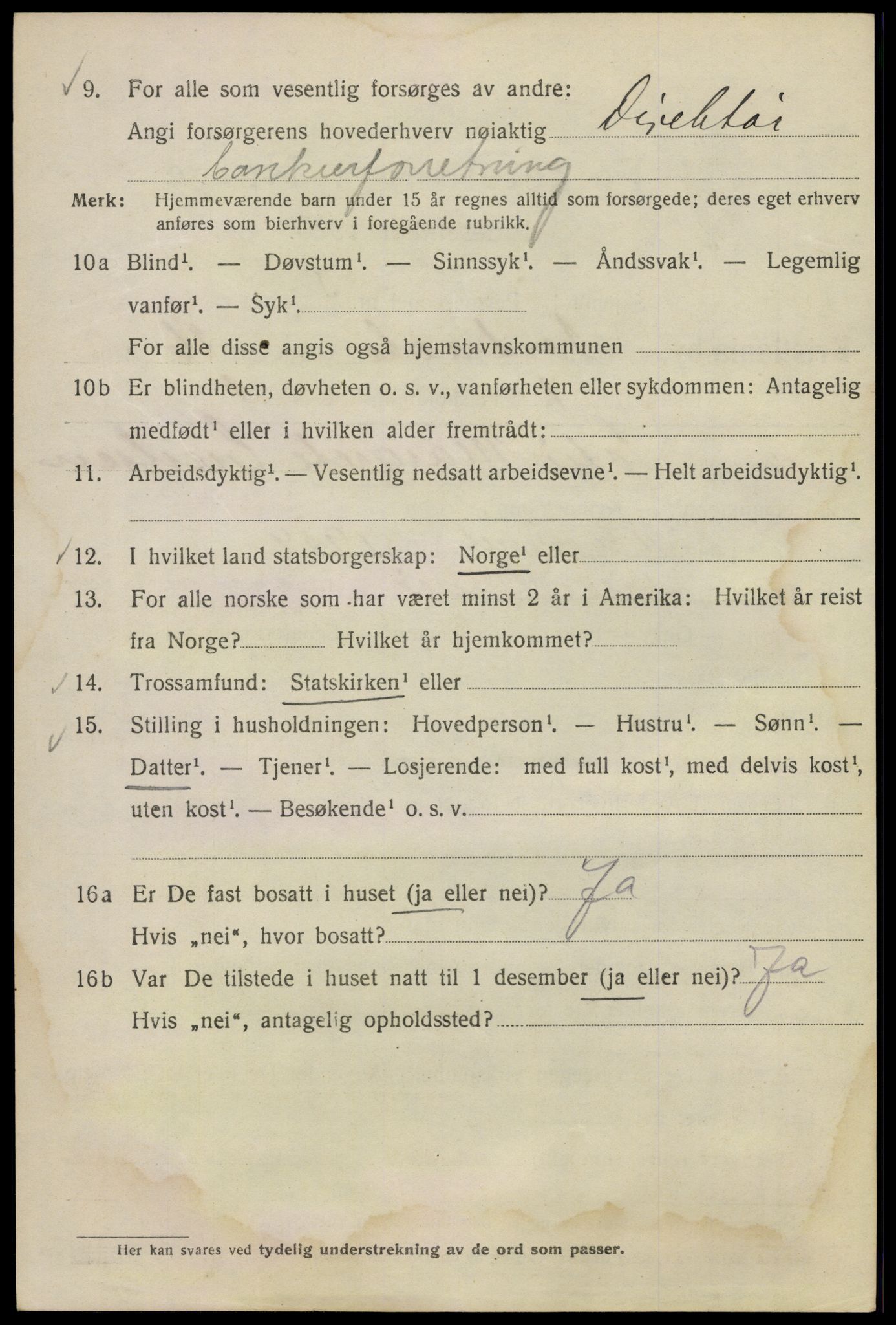 SAO, 1920 census for Kristiania, 1920, p. 424676