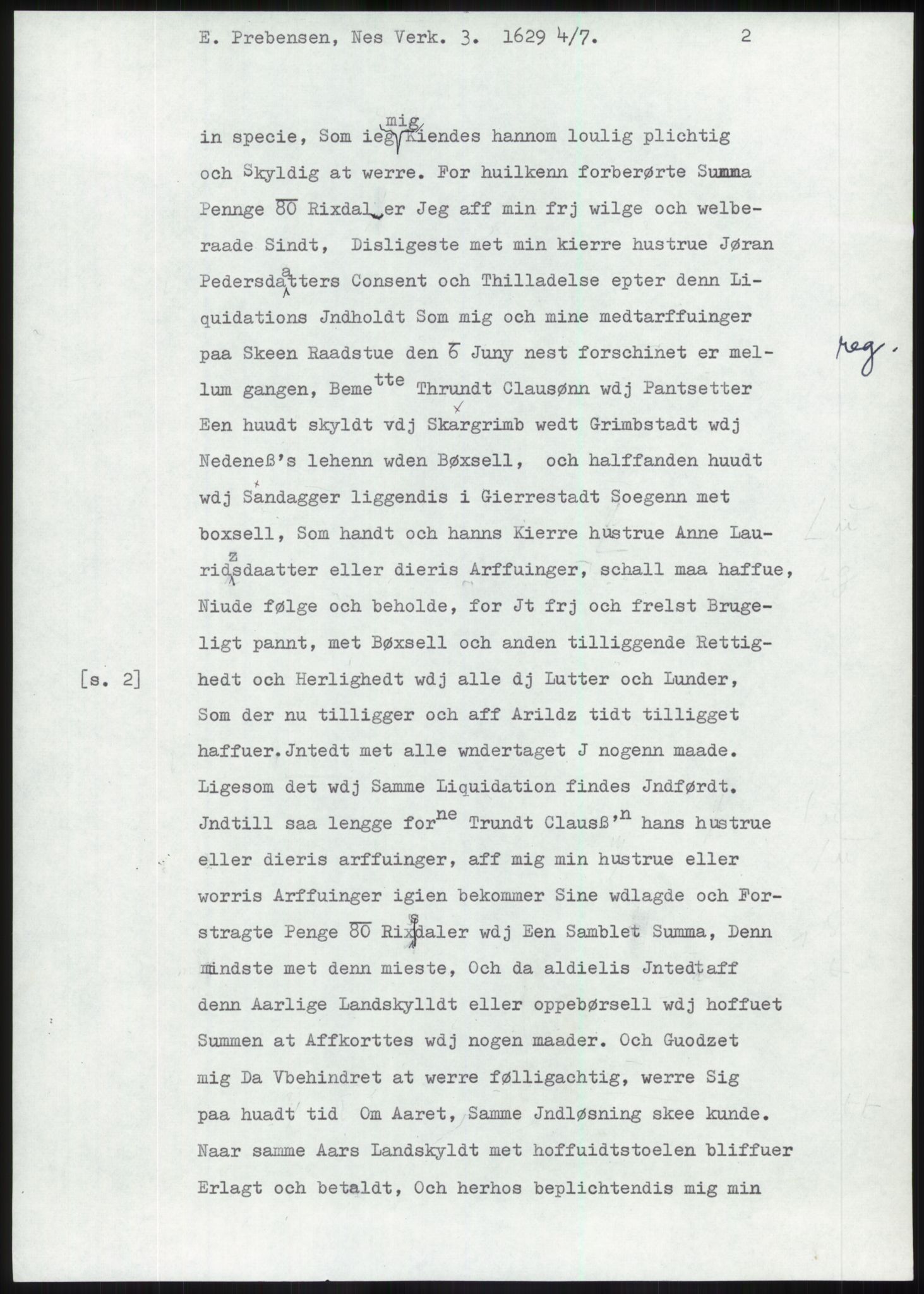 Samlinger til kildeutgivelse, Diplomavskriftsamlingen, AV/RA-EA-4053/H/Ha, p. 70