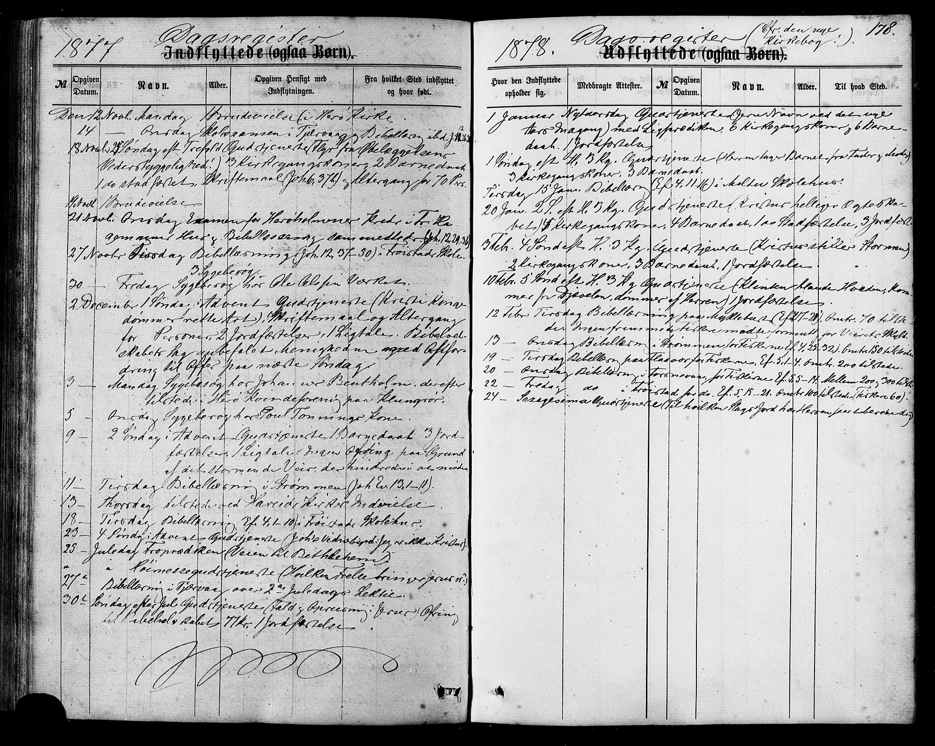 Ministerialprotokoller, klokkerbøker og fødselsregistre - Møre og Romsdal, AV/SAT-A-1454/507/L0071: Parish register (official) no. 507A06, 1863-1878, p. 178