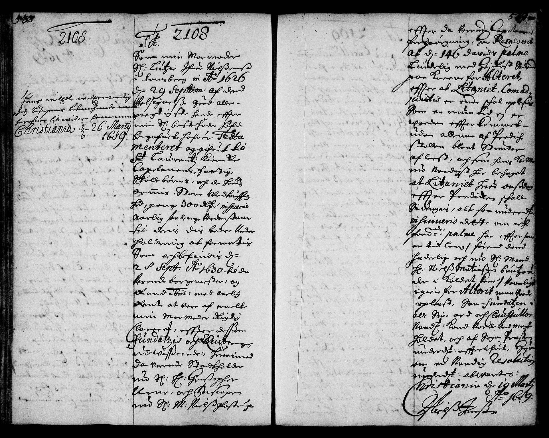 Stattholderembetet 1572-1771, AV/RA-EA-2870/Ae/L0006: Supplikasjons- og resolusjonsprotokoll, 1688-1689, p. 538-539