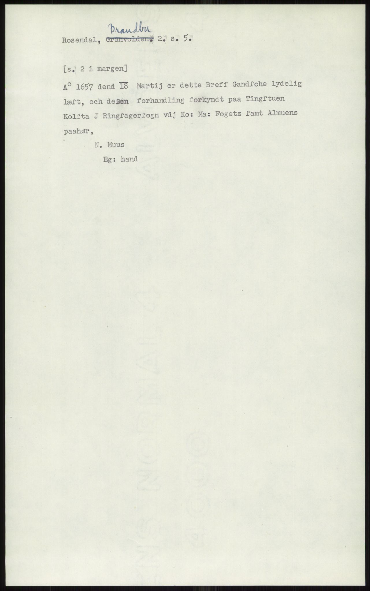 Samlinger til kildeutgivelse, Diplomavskriftsamlingen, AV/RA-EA-4053/H/Ha, p. 98