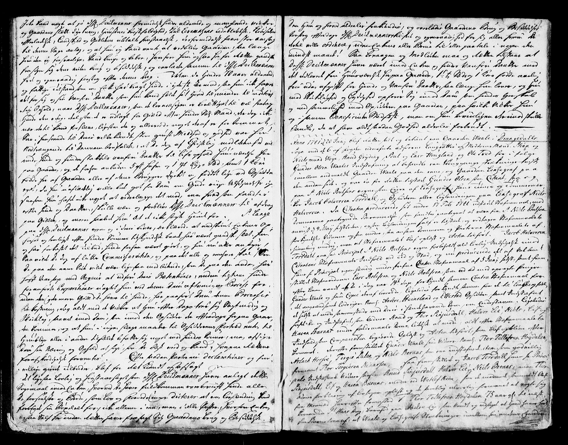 Bamble sorenskriveri, SAKO/A-214/F/Fa/Faa/L0013: Tingbok, 1741-1753, p. 4