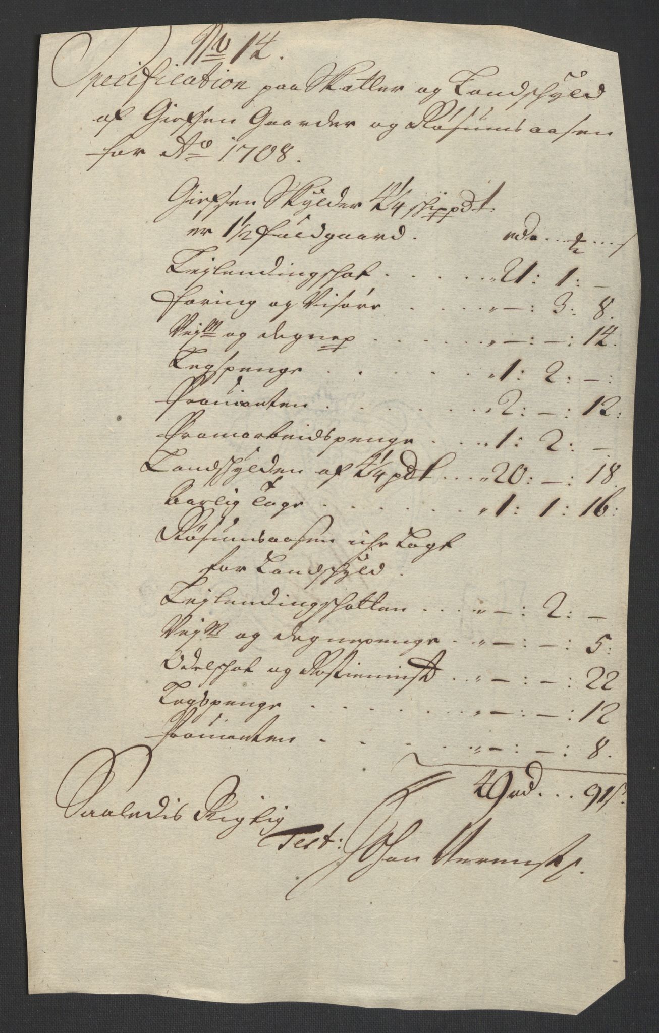 Rentekammeret inntil 1814, Reviderte regnskaper, Fogderegnskap, AV/RA-EA-4092/R18/L1306: Fogderegnskap Hadeland, Toten og Valdres, 1709, p. 306
