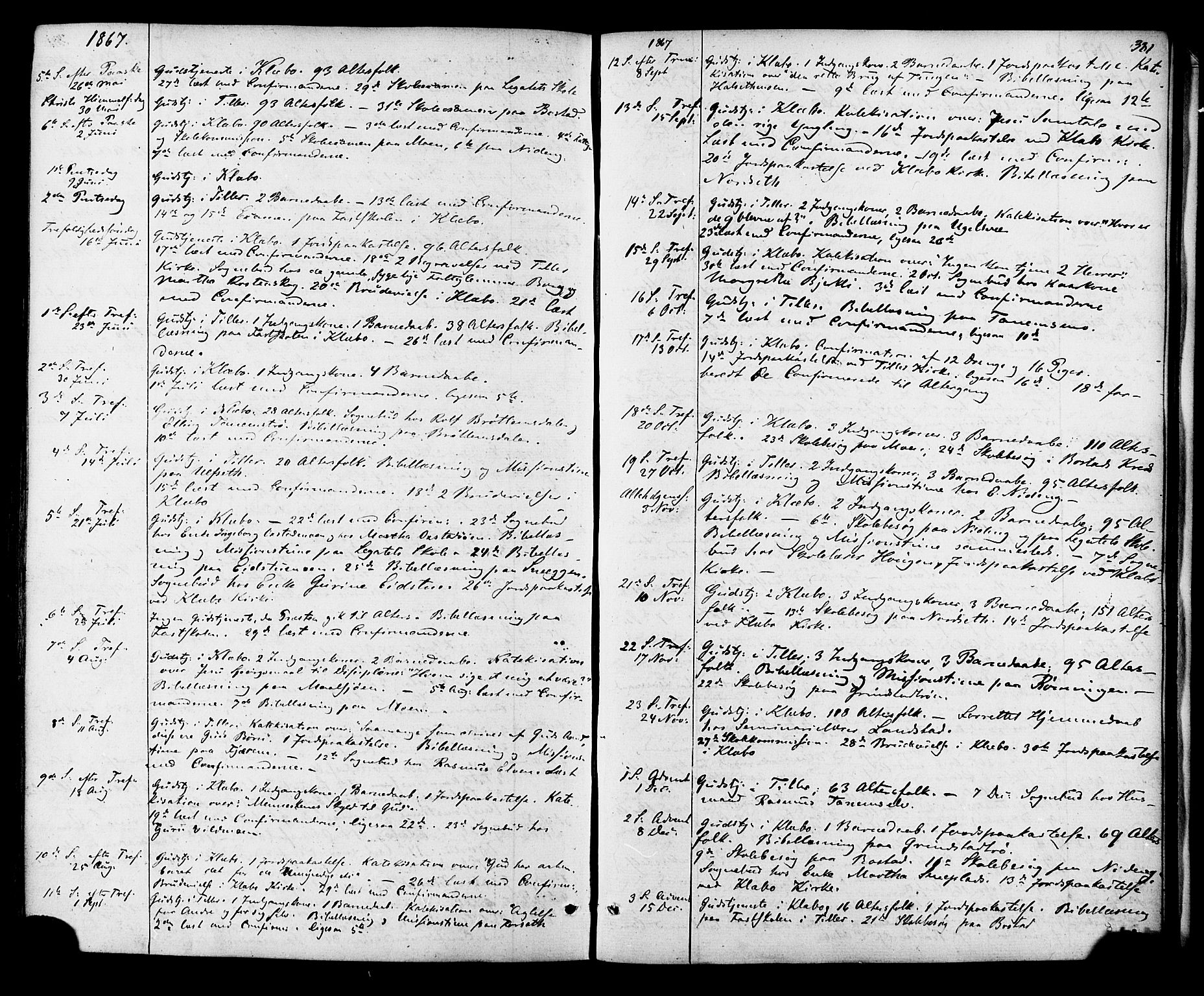 Ministerialprotokoller, klokkerbøker og fødselsregistre - Sør-Trøndelag, SAT/A-1456/618/L0442: Parish register (official) no. 618A06 /1, 1863-1879, p. 381
