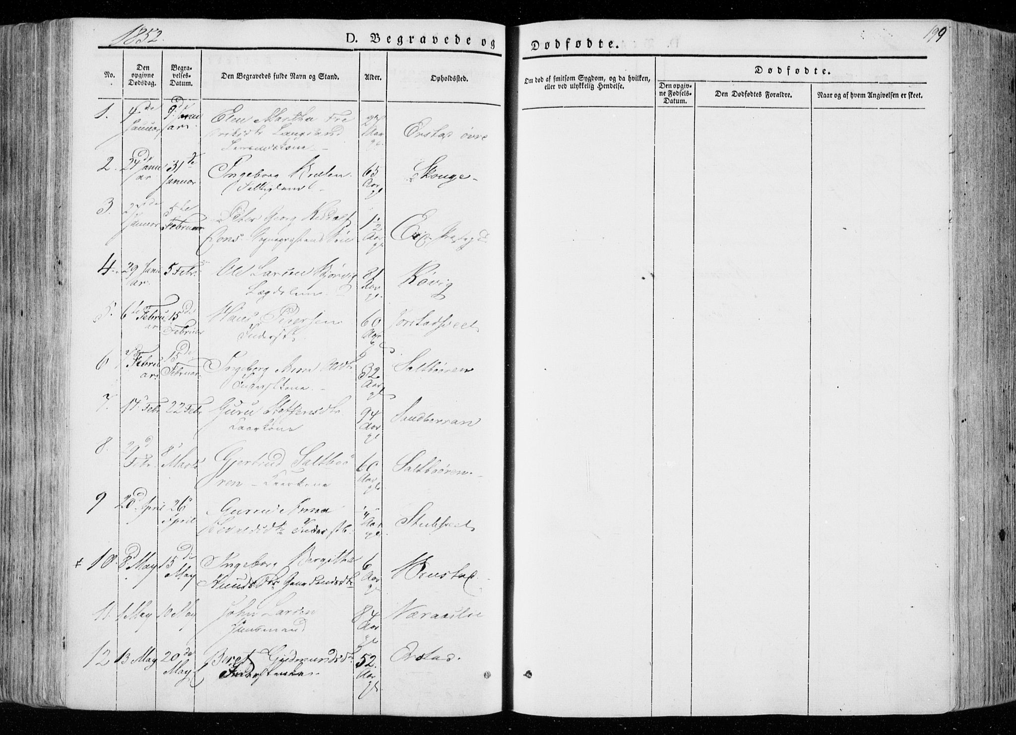 Ministerialprotokoller, klokkerbøker og fødselsregistre - Nord-Trøndelag, SAT/A-1458/722/L0218: Parish register (official) no. 722A05, 1843-1868, p. 199