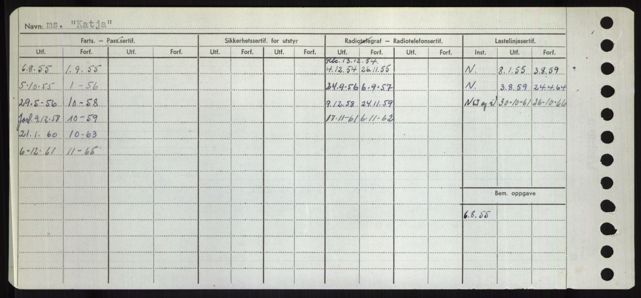 Sjøfartsdirektoratet med forløpere, Skipsmålingen, AV/RA-S-1627/H/Hd/L0020: Fartøy, K-Kon, p. 182