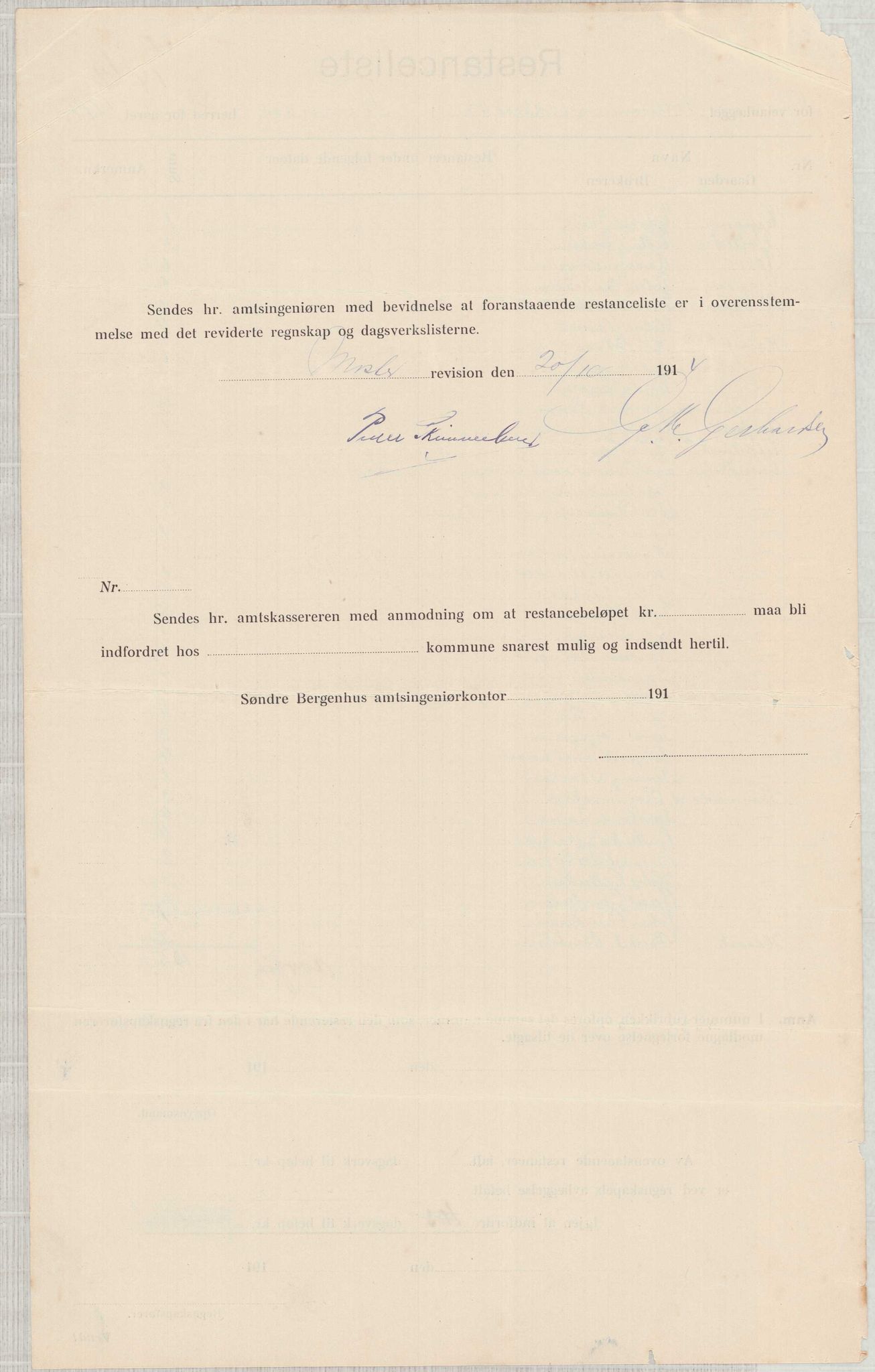 Finnaas kommune. Formannskapet, IKAH/1218a-021/E/Ea/L0001/0004: Rekneskap for veganlegg / Rekneskap for veganlegget Laurhammer - Olakjødn, 1913-1916, p. 15