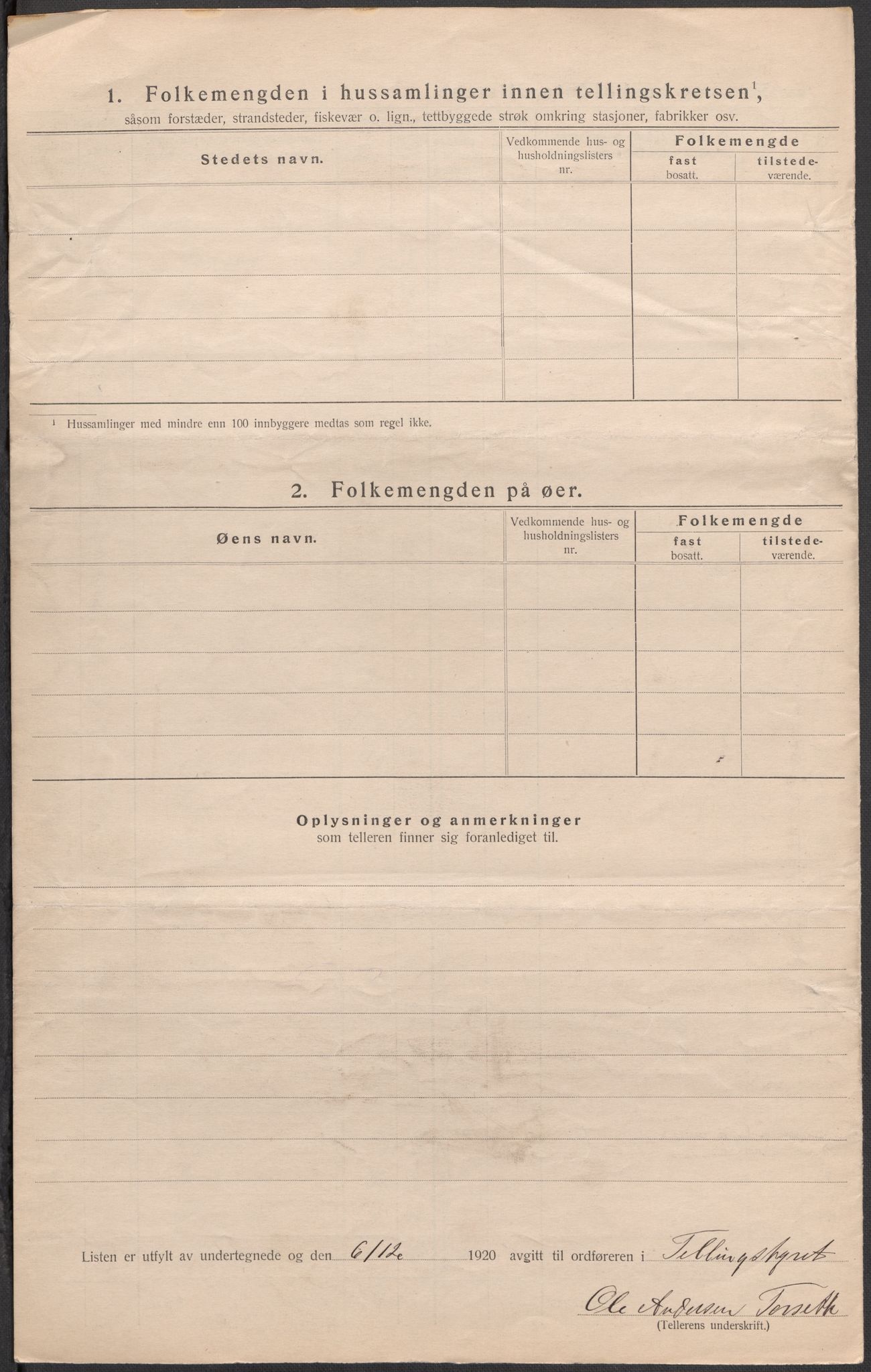 SAKO, 1920 census for Hemsedal, 1920, p. 16