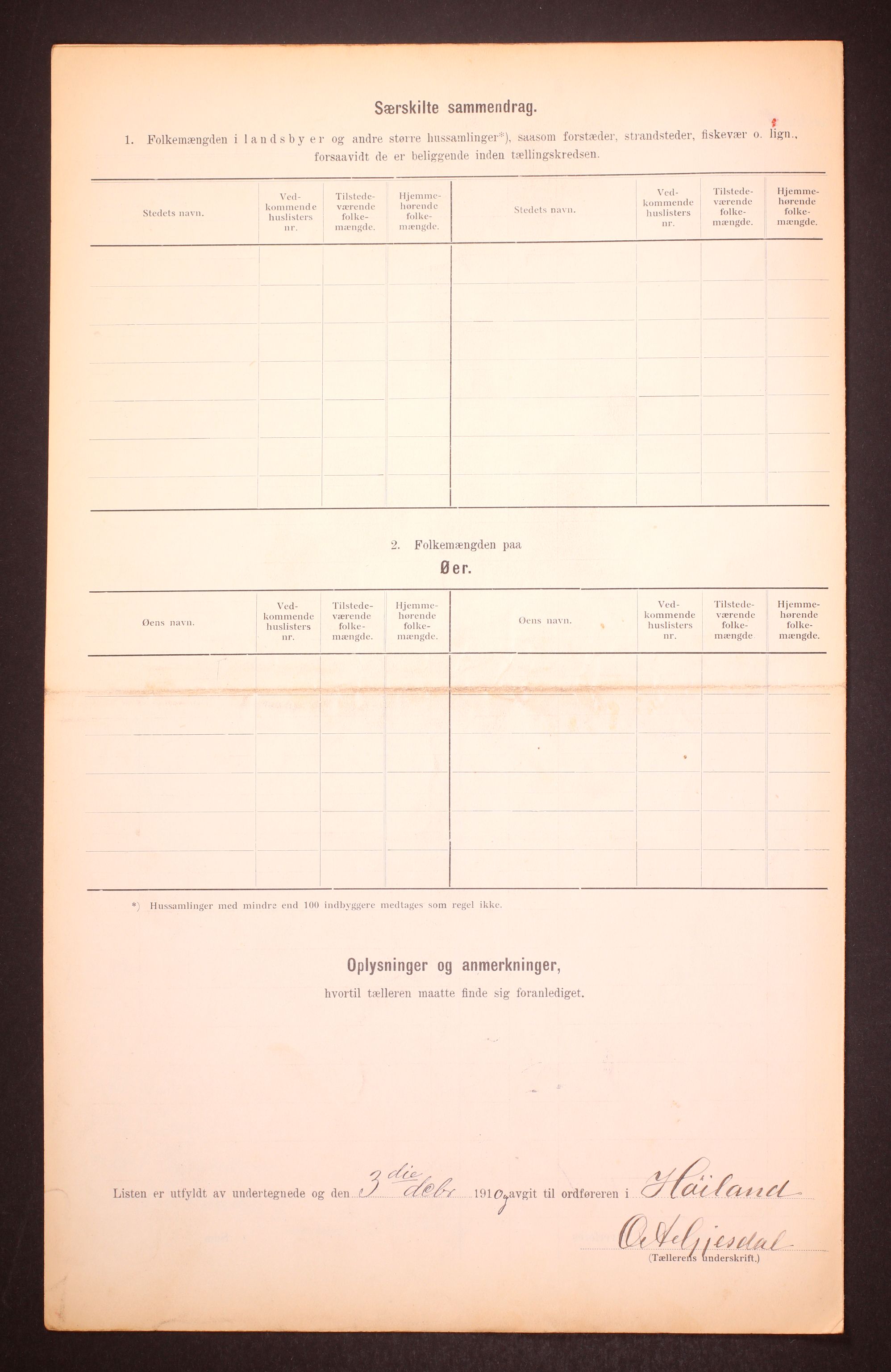 RA, 1910 census for Høyland, 1910, p. 12