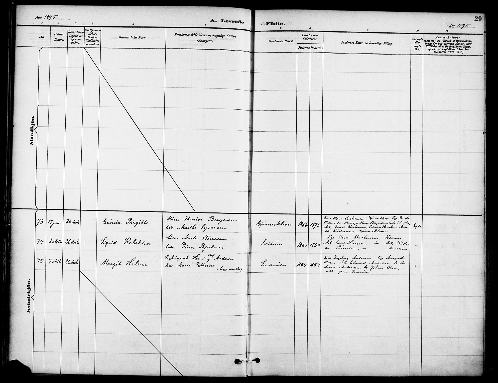 Asker prestekontor Kirkebøker, AV/SAO-A-10256a/F/Fc/L0003: Parish register (official) no. III 3, 1892-1904, p. 29