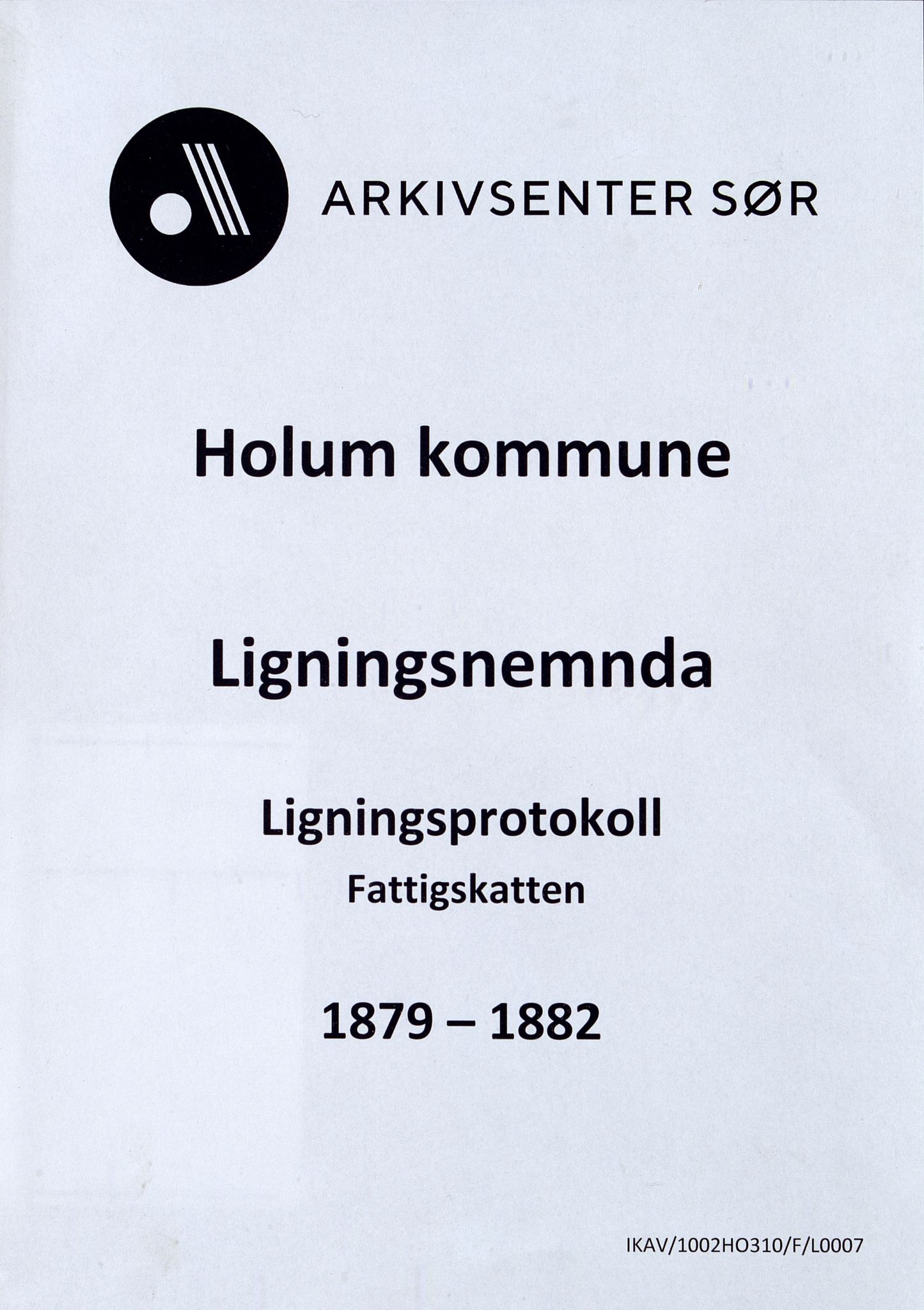 Holum kommune - Ligningskommisjonen/Nemnda, ARKSOR/1002HO310/F/L0007: Ligningsprotokoll fattigkassen (d), 1879-1882