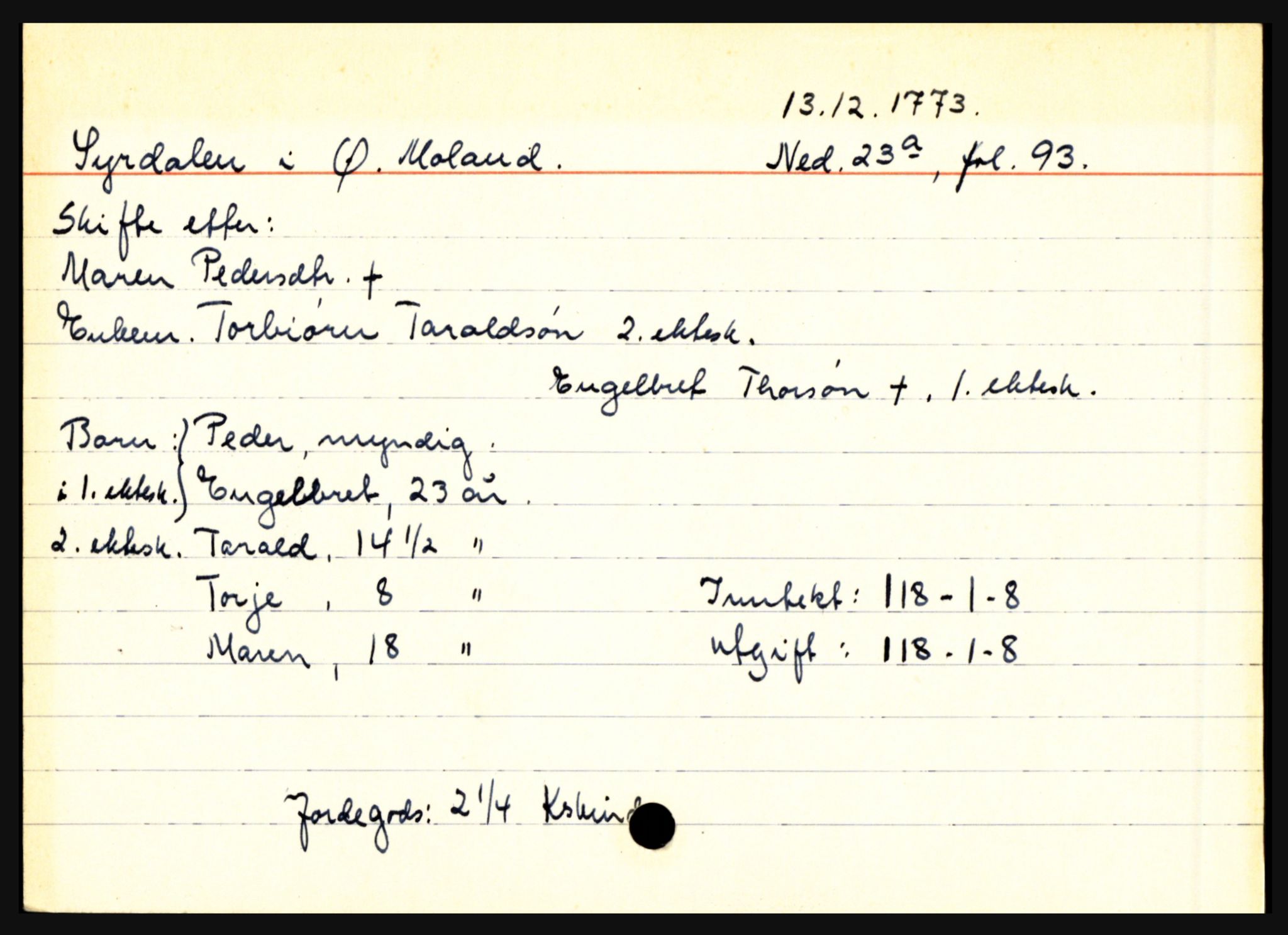 Nedenes sorenskriveri før 1824, AV/SAK-1221-0007/H, p. 29421