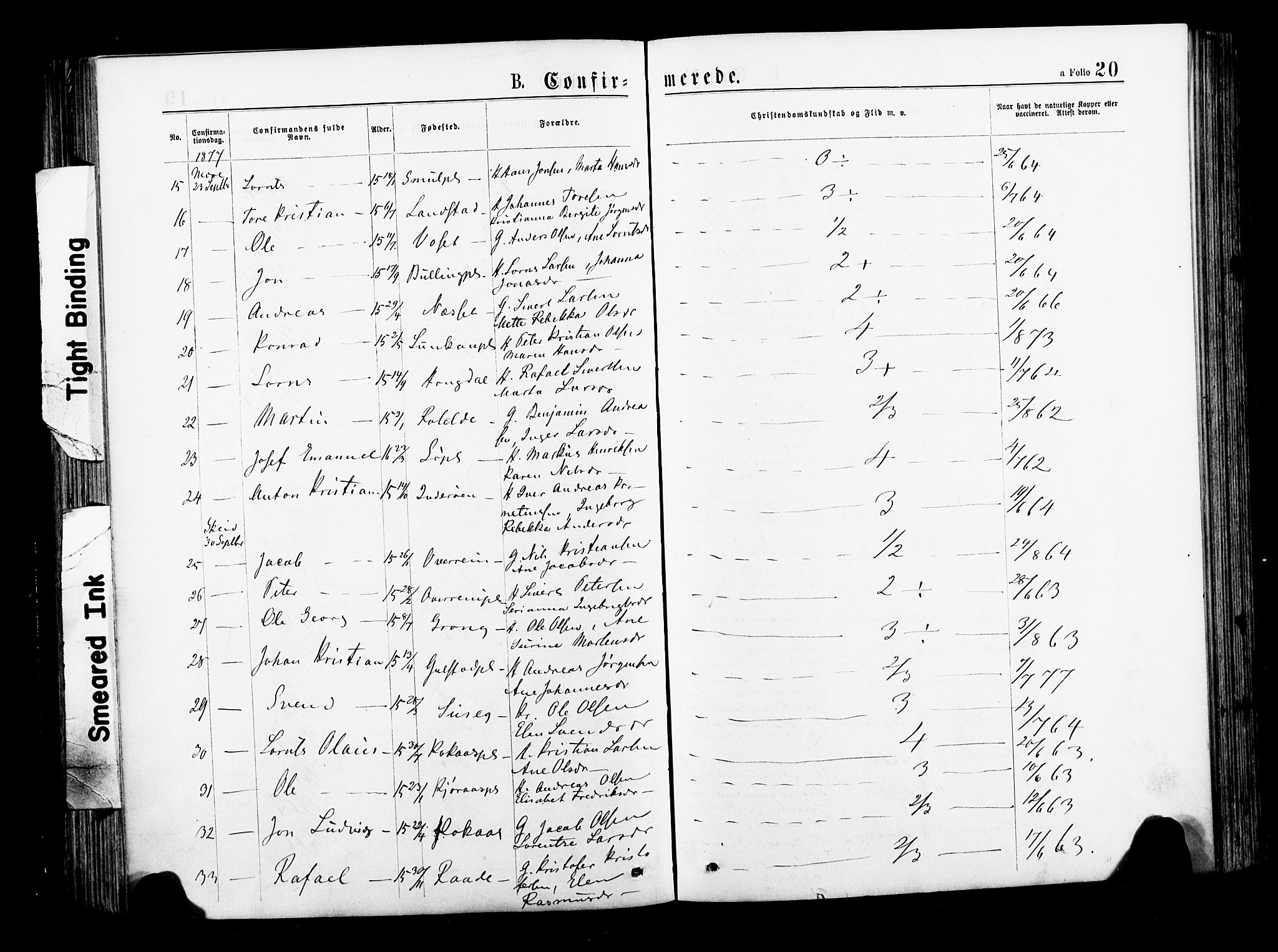 Ministerialprotokoller, klokkerbøker og fødselsregistre - Nord-Trøndelag, SAT/A-1458/735/L0348: Parish register (official) no. 735A09 /1, 1873-1883, p. 20