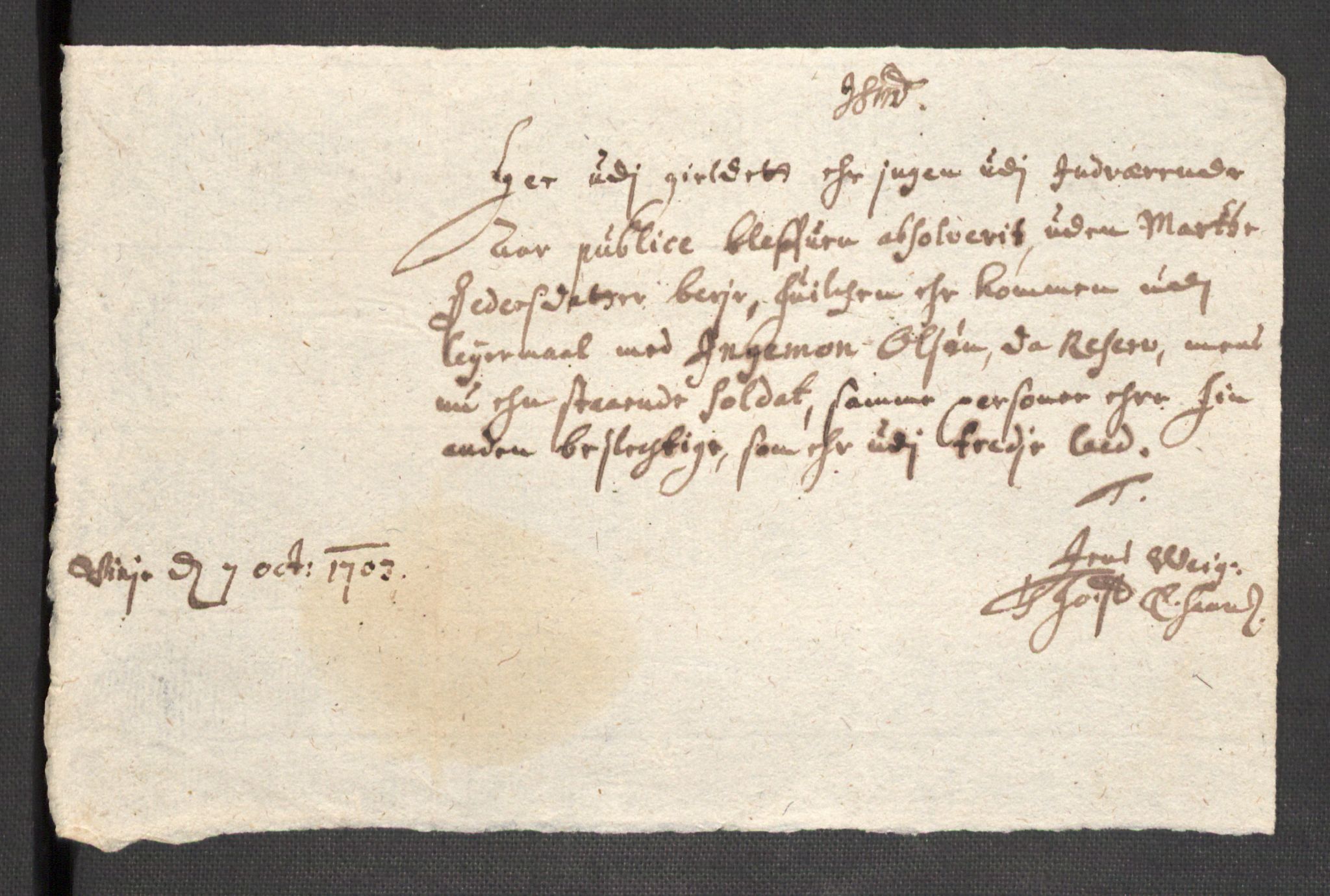 Rentekammeret inntil 1814, Reviderte regnskaper, Fogderegnskap, AV/RA-EA-4092/R47/L2860: Fogderegnskap Ryfylke, 1703-1705, p. 70