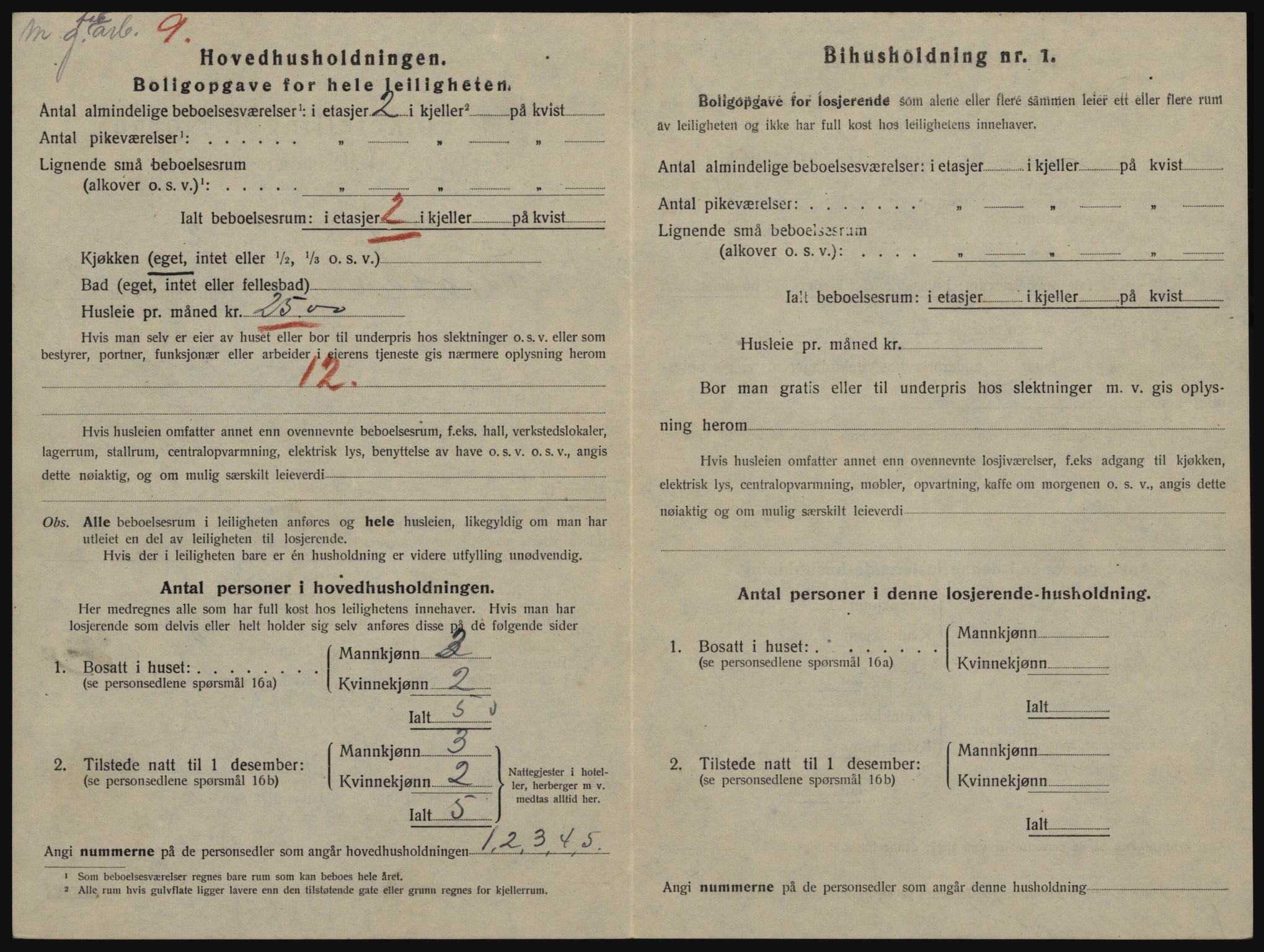 SAO, 1920 census for Drøbak, 1920, p. 1192