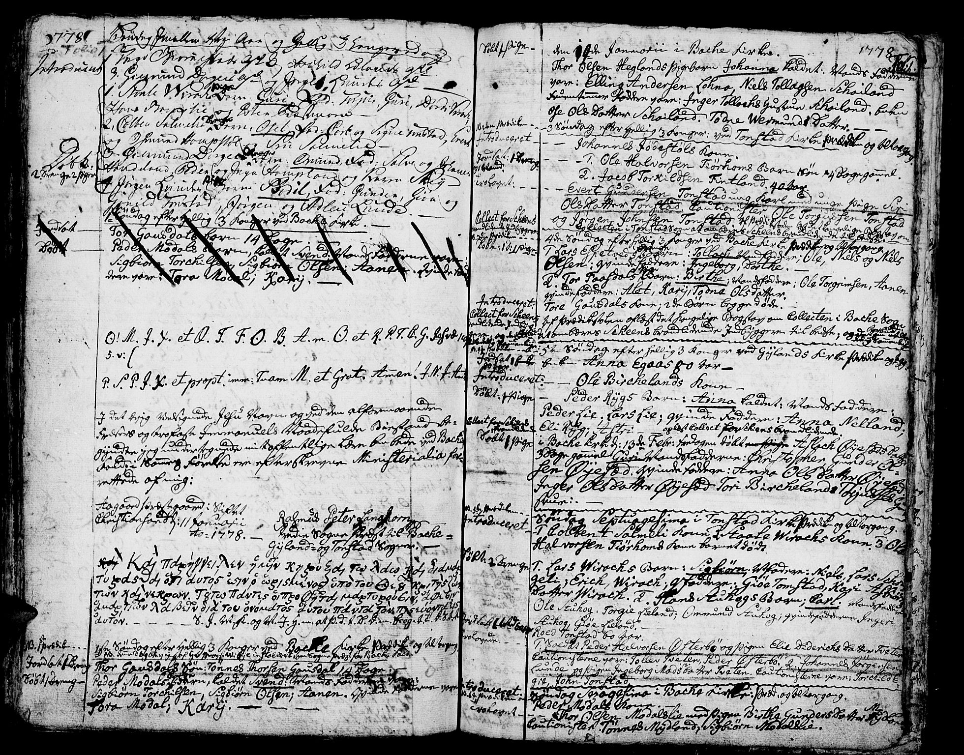 Bakke sokneprestkontor, AV/SAK-1111-0002/F/Fa/Faa/L0001: Parish register (official) no. A 1, 1741-1780, p. 219