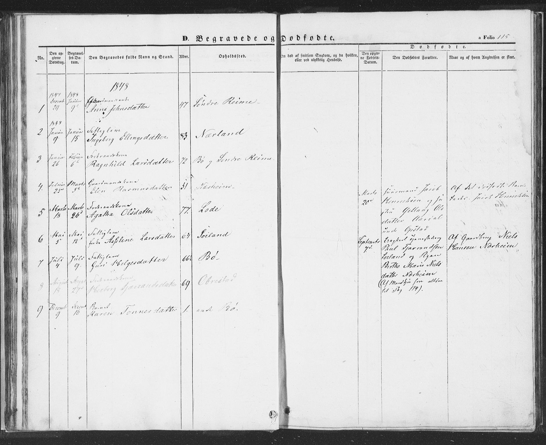 Hå sokneprestkontor, AV/SAST-A-101801/001/30BA/L0006: Parish register (official) no. A 5, 1842-1853, p. 115