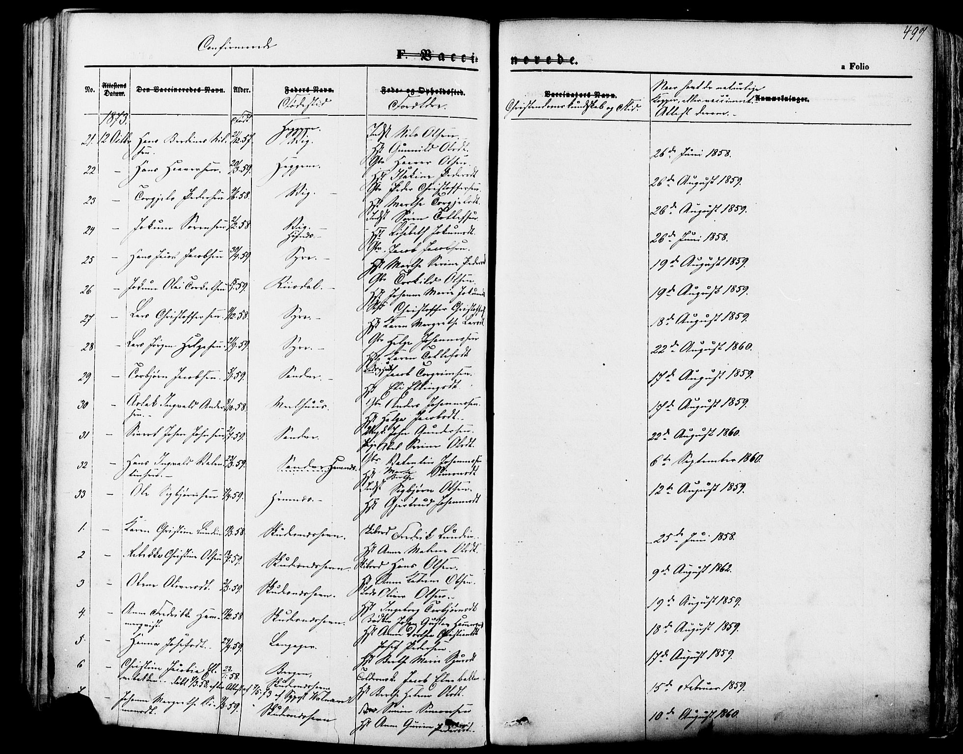 Skudenes sokneprestkontor, AV/SAST-A -101849/H/Ha/Haa/L0006: Parish register (official) no. A 4, 1864-1881, p. 497