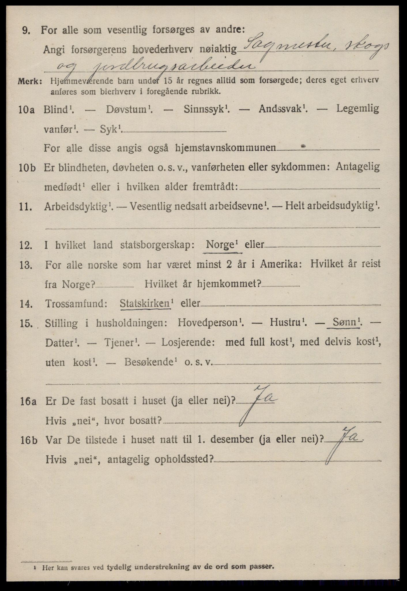 SAT, 1920 census for Eid, 1920, p. 722