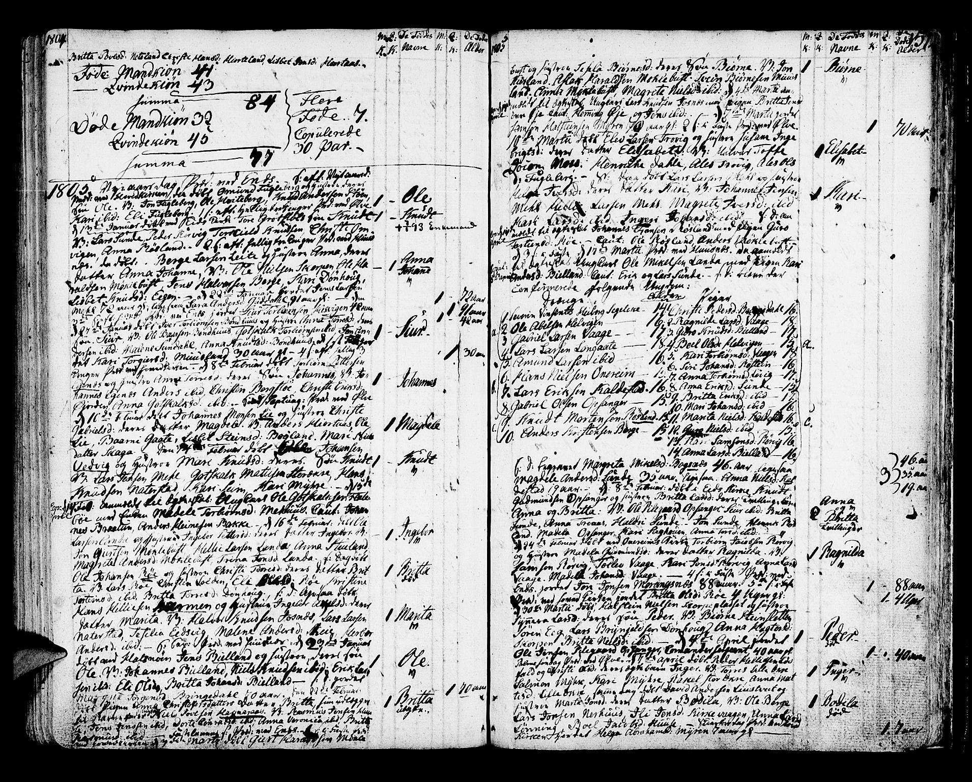 Kvinnherad sokneprestembete, SAB/A-76401/H/Haa: Parish register (official) no. A 4, 1778-1811, p. 157