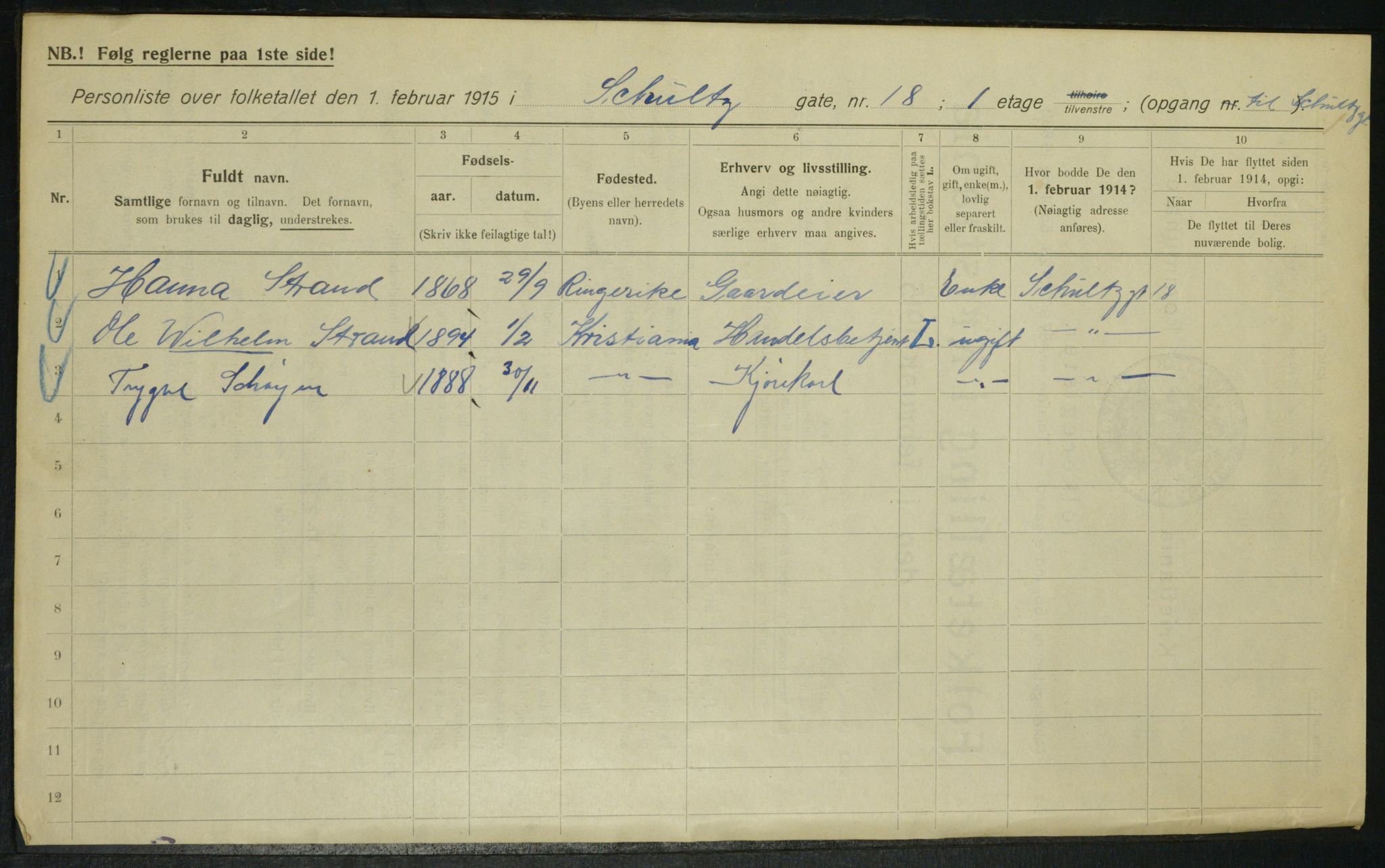 OBA, Municipal Census 1915 for Kristiania, 1915, p. 90449