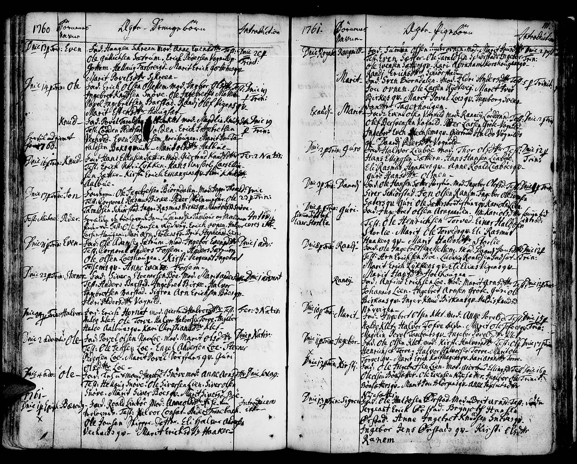 Ministerialprotokoller, klokkerbøker og fødselsregistre - Sør-Trøndelag, SAT/A-1456/678/L0891: Parish register (official) no. 678A01, 1739-1780, p. 111