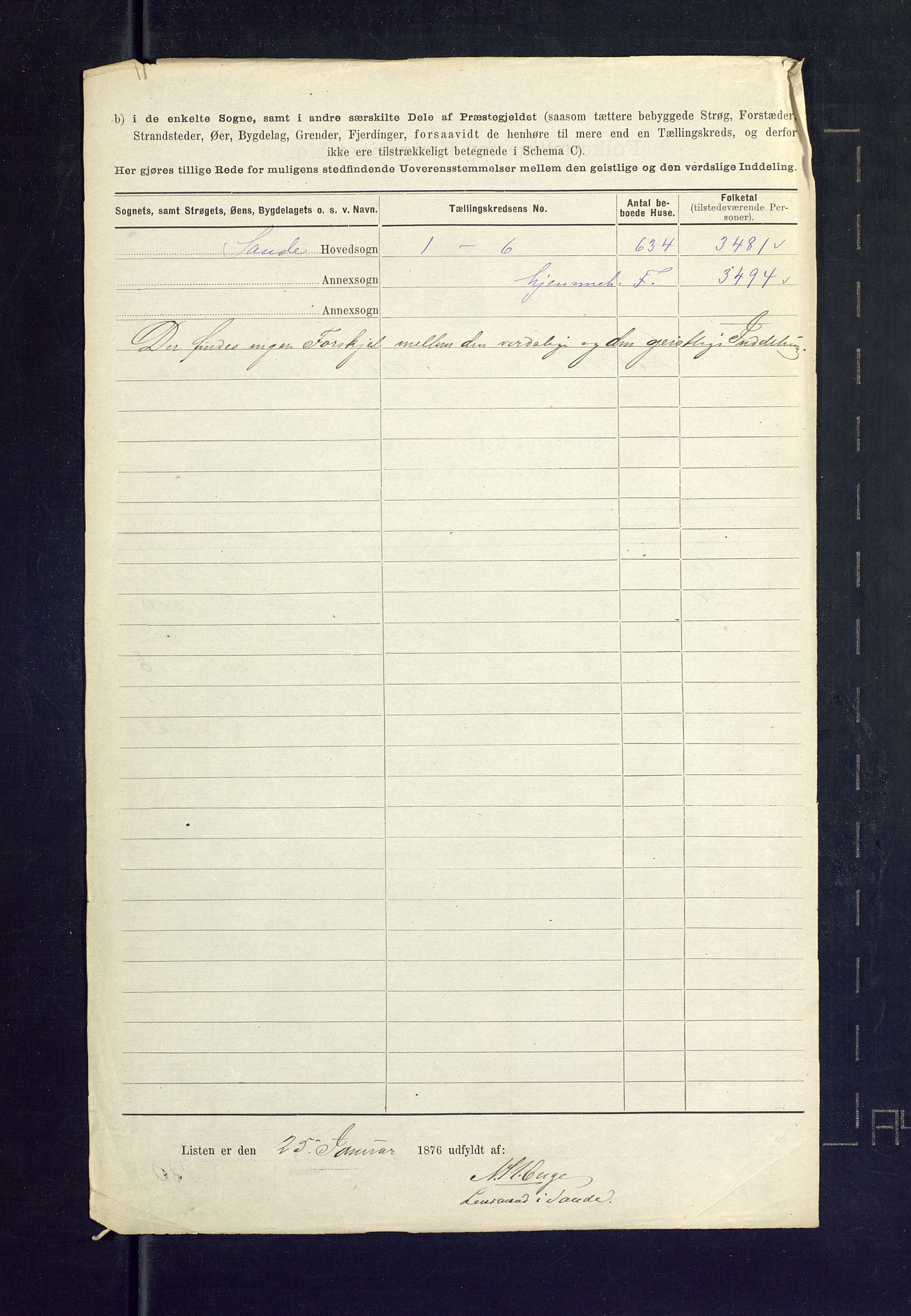 SAKO, 1875 census for 0713P Sande, 1875, p. 38