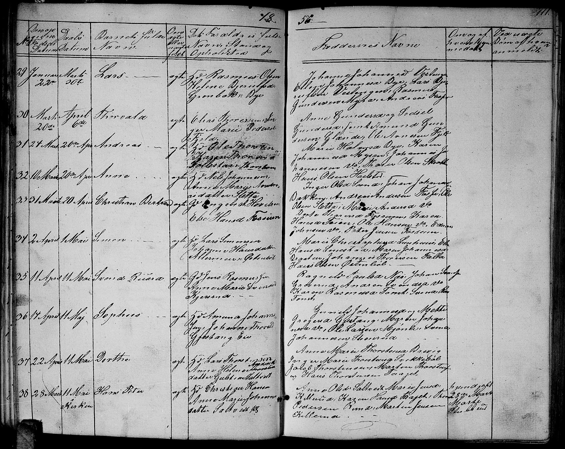 Enebakk prestekontor Kirkebøker, AV/SAO-A-10171c/G/Ga/L0004: Parish register (copy) no. I 4, 1850-1866, p. 111