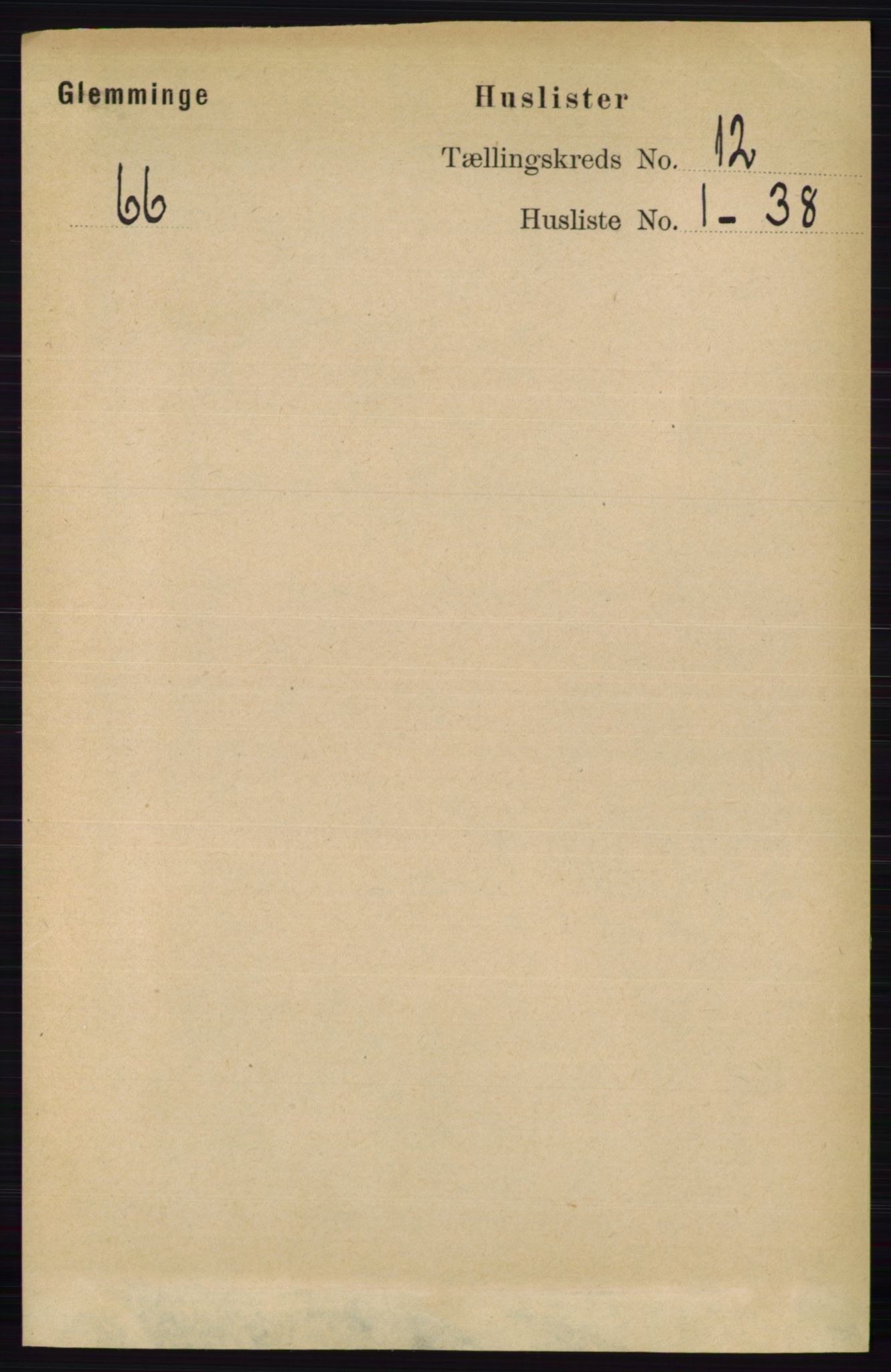 RA, 1891 census for 0132 Glemmen, 1891, p. 10792