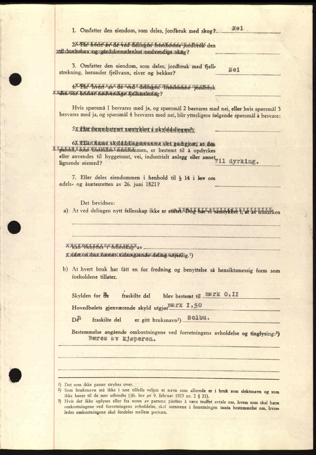 Romsdal sorenskriveri, AV/SAT-A-4149/1/2/2C: Mortgage book no. A8, 1939-1940, Diary no: : 485/1940